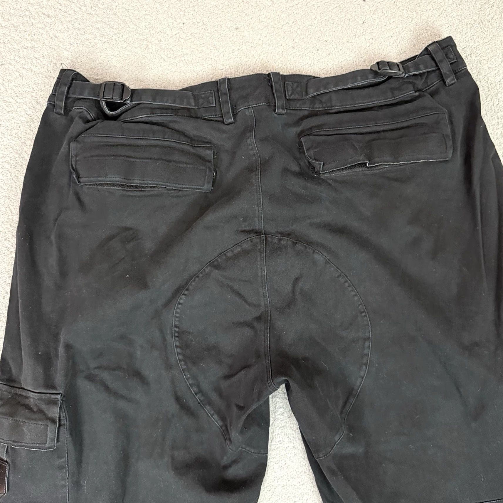 Dolls Kill Darker Wavs Pants Dolls Kill XL Black Cargo Baggy - Unisex Adults Pants Black XL Darker Wavs 90s/Bohemian/Punk/Grunge Mens/Womens Size 40" / US 18 - 6 Thumbnail