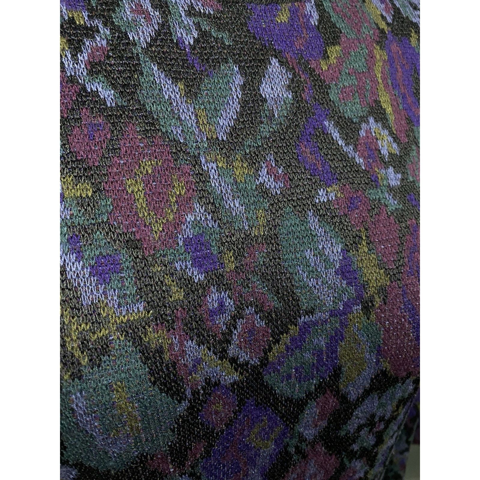 Missoni RARE! Missoni Vitnage Purple Floral Wool Knit 2 Piece Sweate Size M / US 6-8 / IT 42-44 - 8 Thumbnail