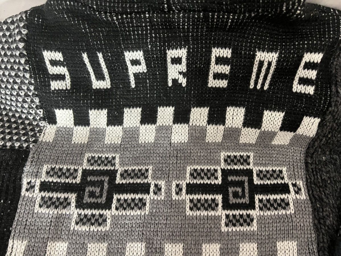 Supreme Supreme Patchwork Zip Up Hooded Sweater - Large Size US L / EU 52-54 / 3 - 5 Thumbnail