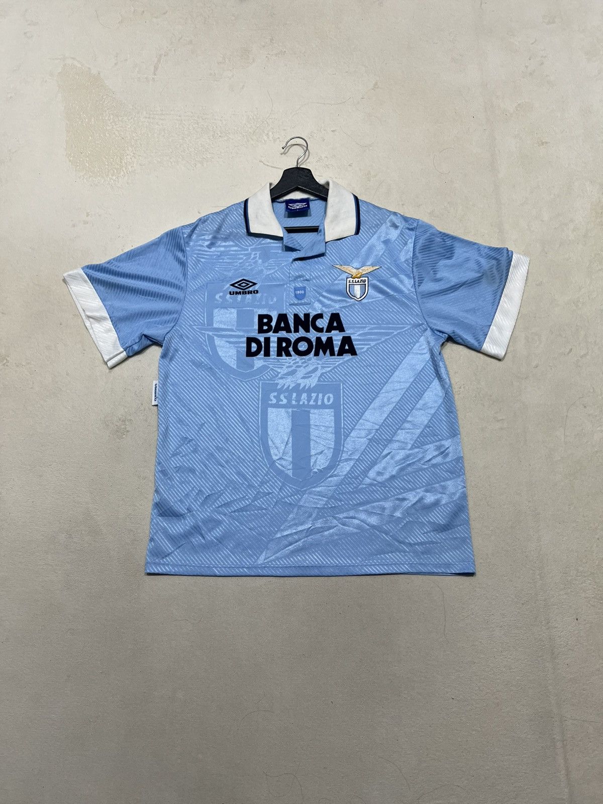 Umbro Lazio 1994 Umbro Home Jersey Vintage Size US L / EU 52-54 / 3 - 1 Thumbnail
