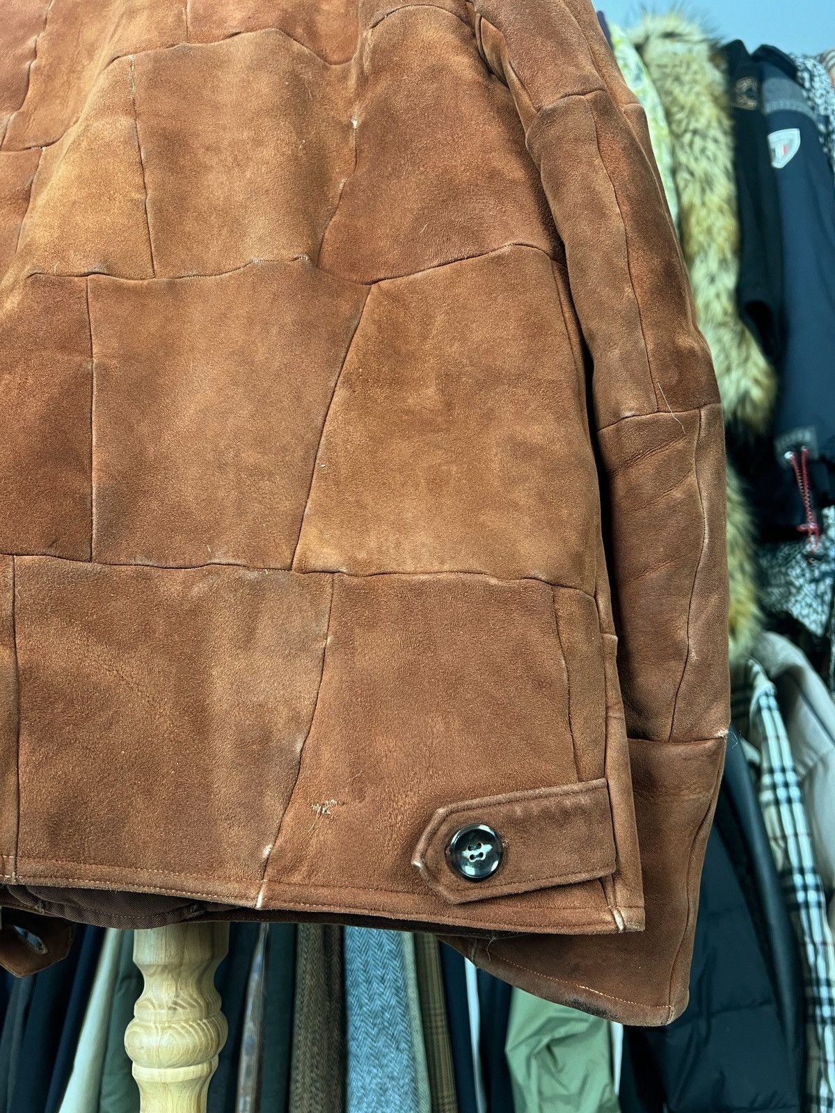Leather Vintage Leather Patchwork Leather Jacket Size M - L Size US L / EU 52-54 / 3 - 10 Thumbnail