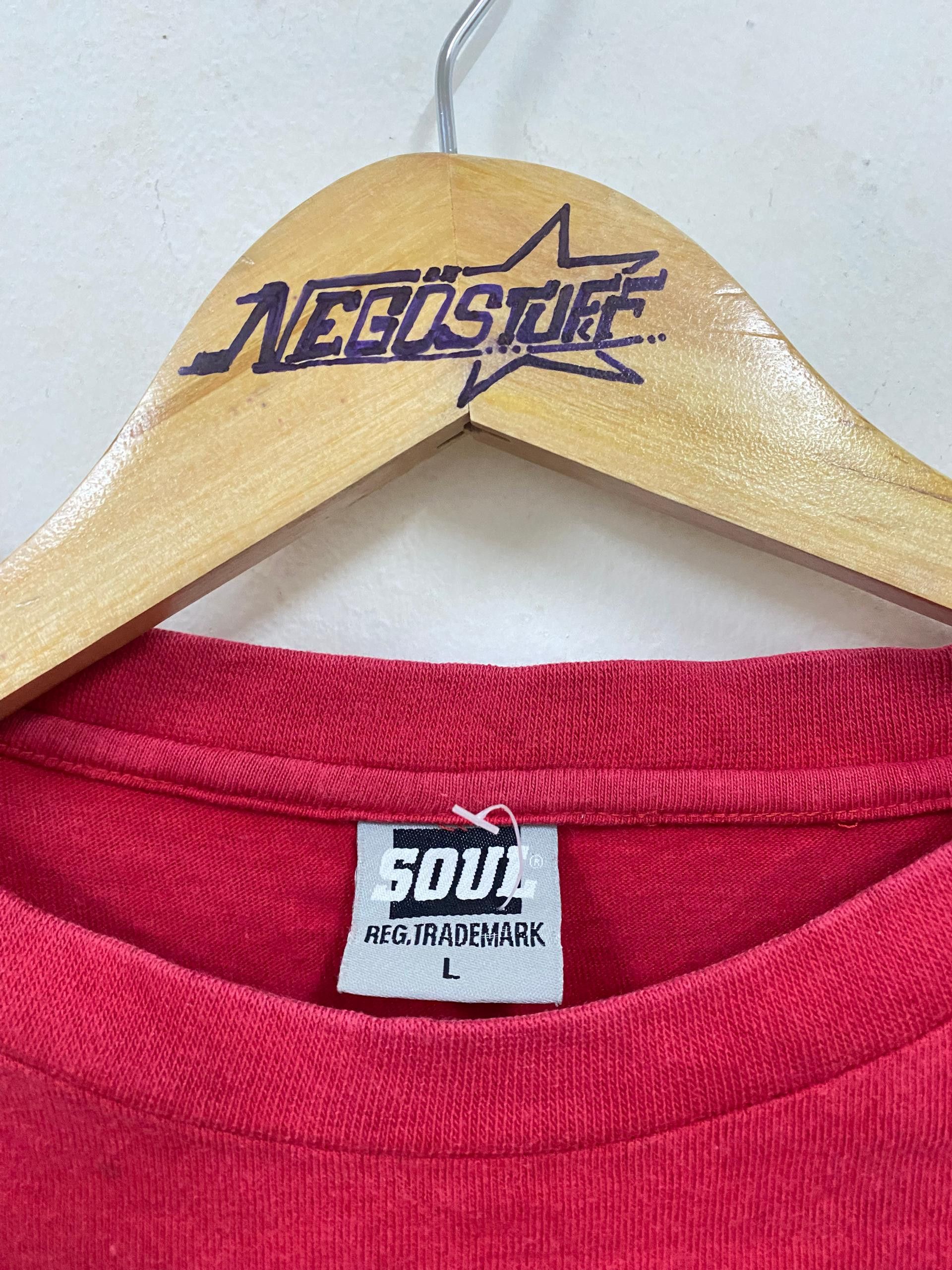 Vintage Vintage SOUL Streetwear t shirt skateboard Size US XL / EU 56 / 4 - 4 Thumbnail