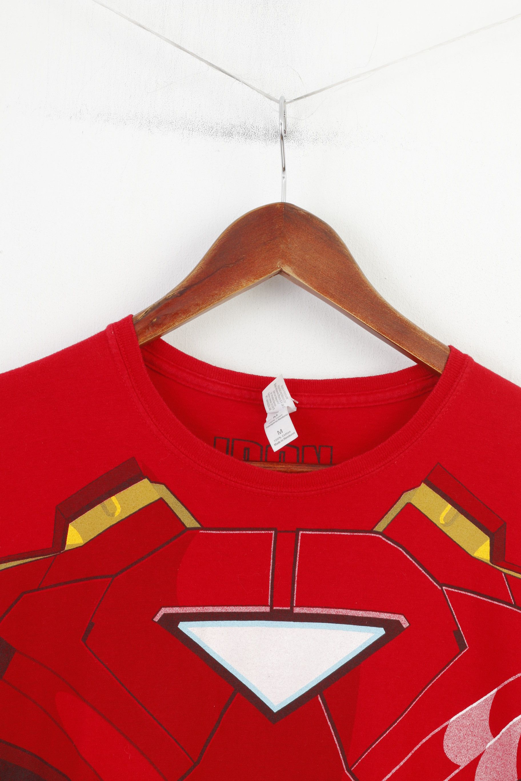Gildan Gildan Men M T-Shirt Red Iron Man Graphic Cotton 4007 Size US M / EU 48-50 / 2 - 2 Thumbnail
