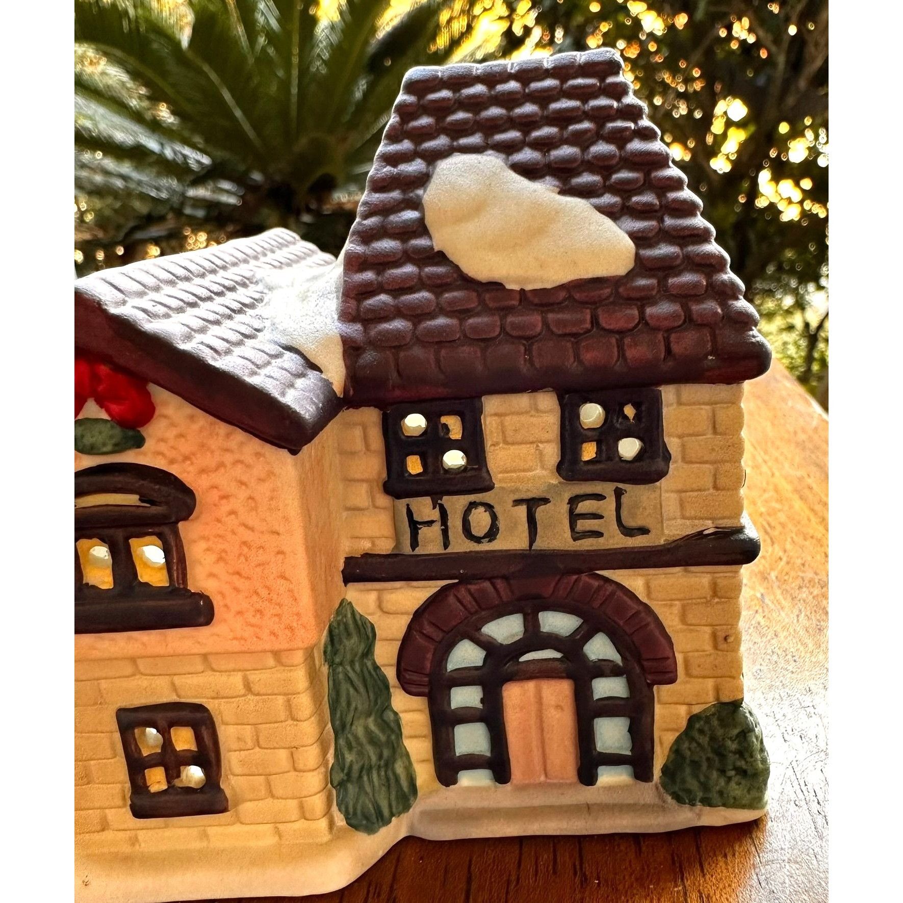 Handmade × Vintage VTG Gift Collection Tea Light Hotel English Tudor Ceramic Ne Size ONE SIZE - 4 Thumbnail