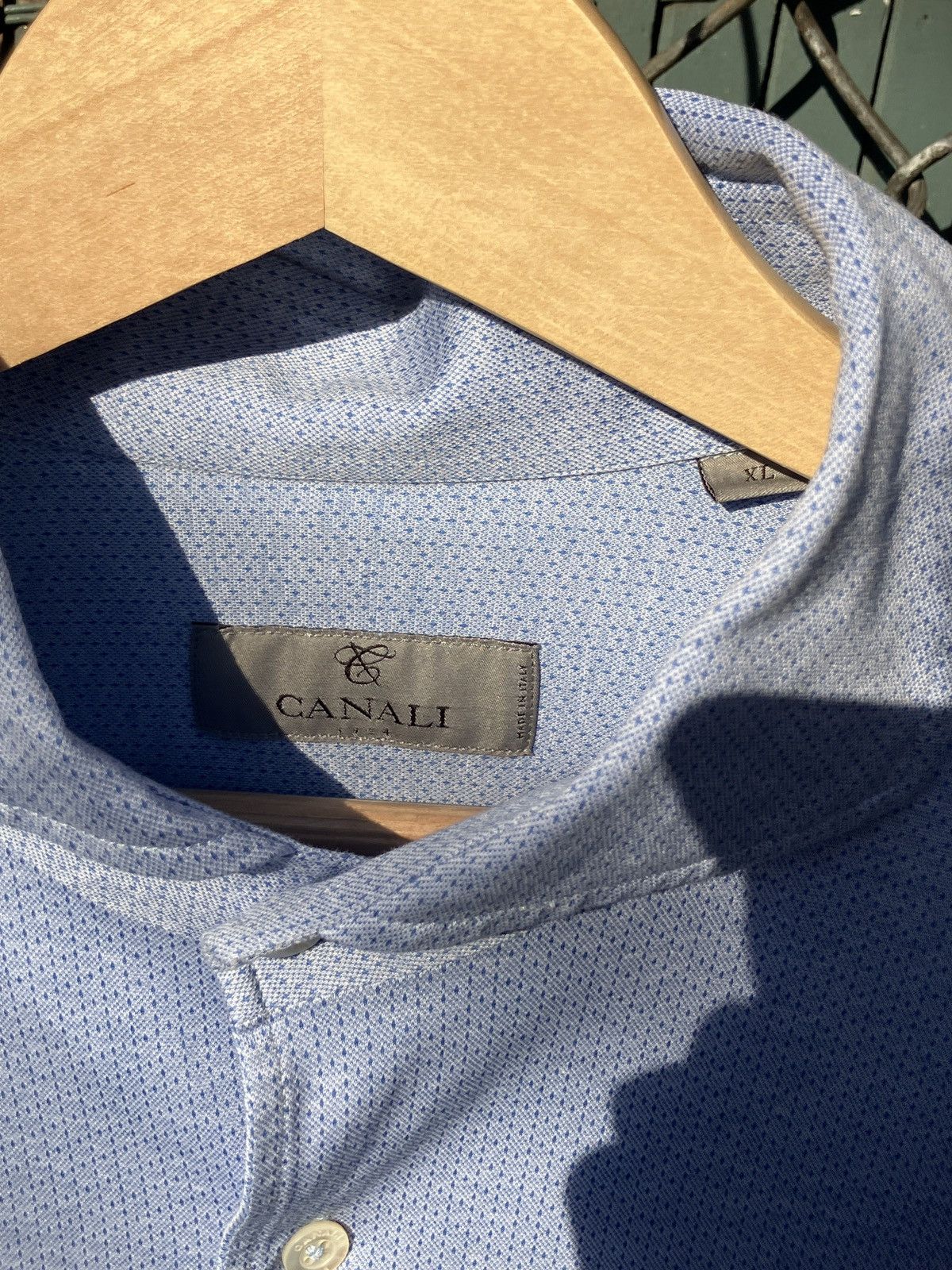 Canali Vintage Canali Button Down Dress Shirt Size US XL / EU 56 / 4 - 2 Thumbnail