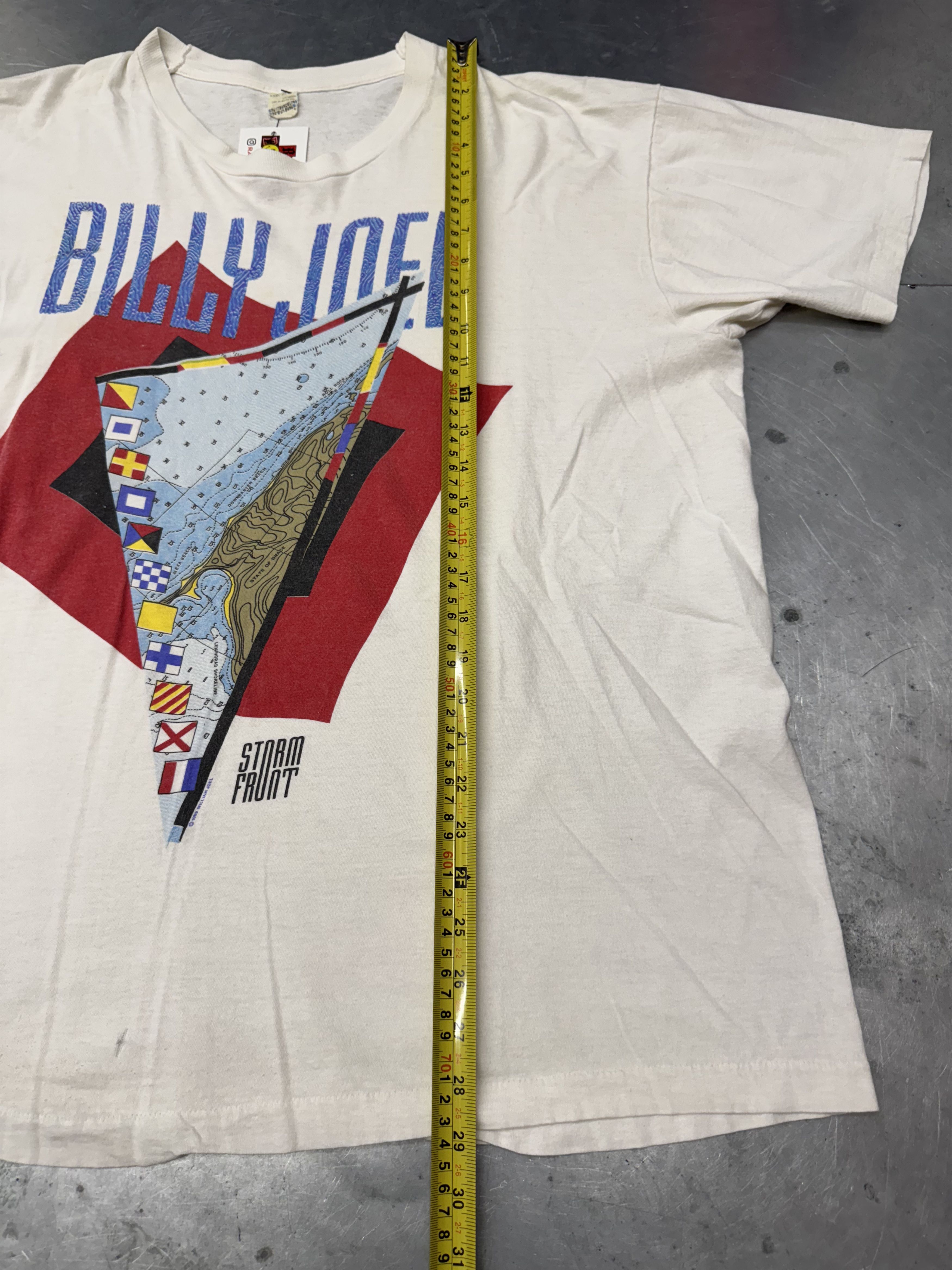 Other Vintage Billy Joel Band Tee Size US XXL / EU 58 / 5 - 2 Thumbnail