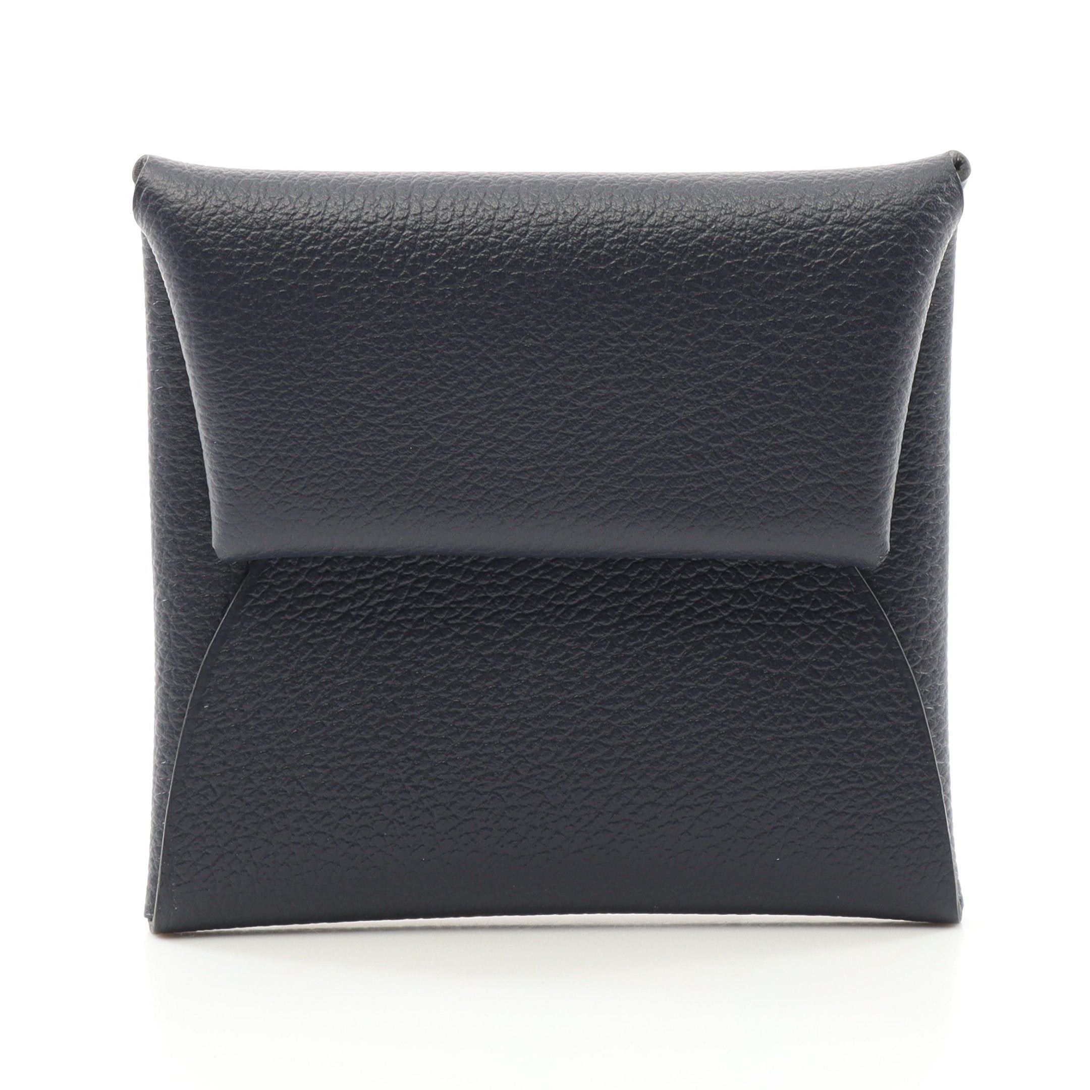 Hermes Hermes Bastia Bleu Nui Coin Purse Evercolor Navy Silver Hardware B Stamp Size ONE SIZE - 1 Thumbnail