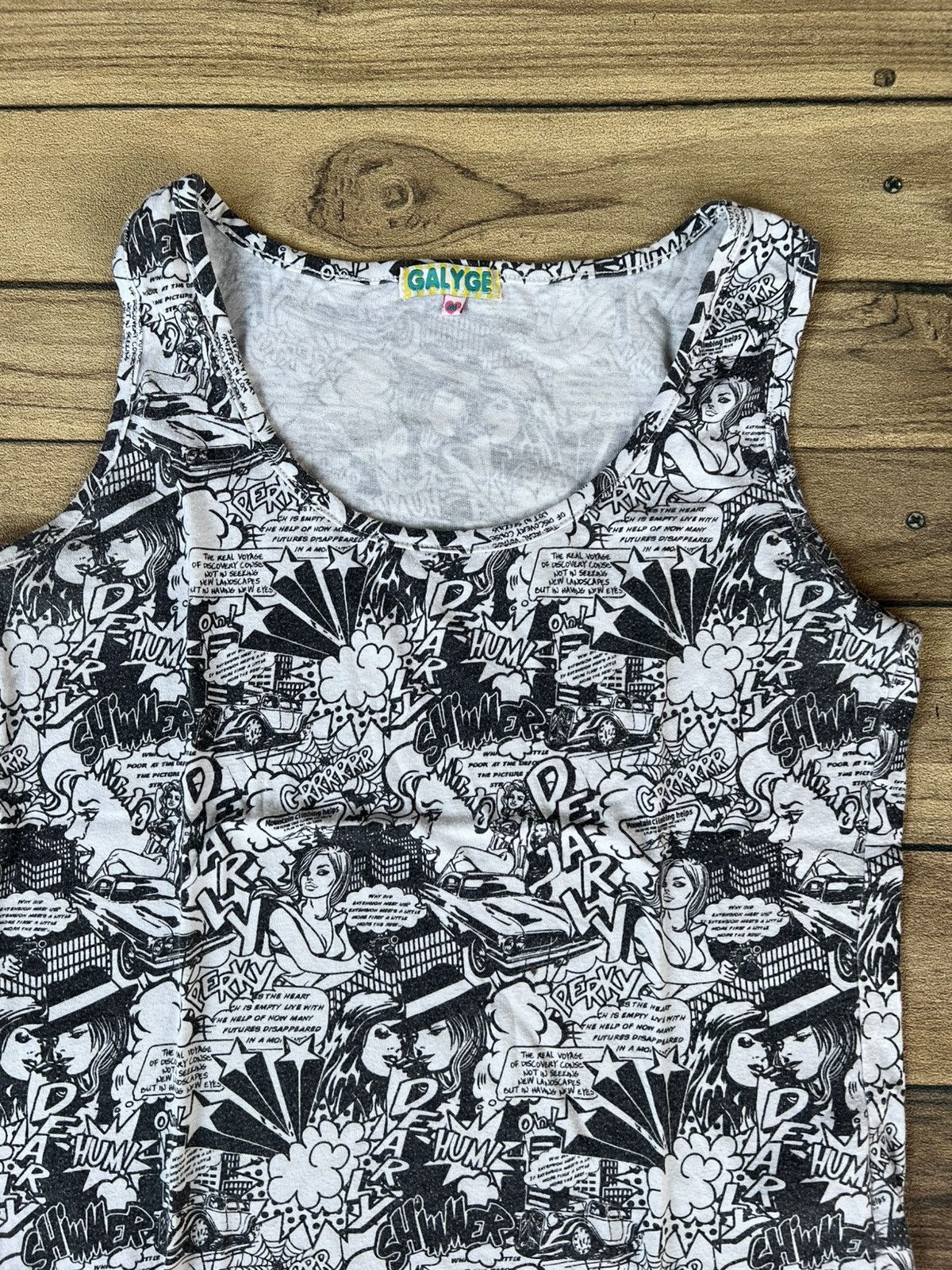 Japanese Brand If six was nine galyge full print grunge y2k tank top Size M / US 6-8 / IT 42-44 - 2 Thumbnail