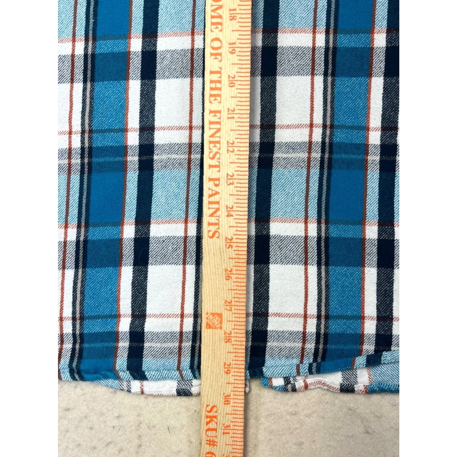 Rip Curl RIP CURL Flannel Shirt Button-Up Western Blue Plaid Long Sleeve Snap See Pics Mens L Size Large Pocketed Button-Down Collar 【No extra text】 Size US L / EU 52-54 / 3 - 3 Thumbnail