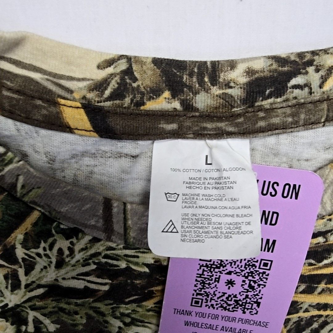 Other Camo Shirt Max 1 Camouflage Outdoor L Nature Brown Green Tee Size US L / EU 52-54 / 3 - 6 Thumbnail