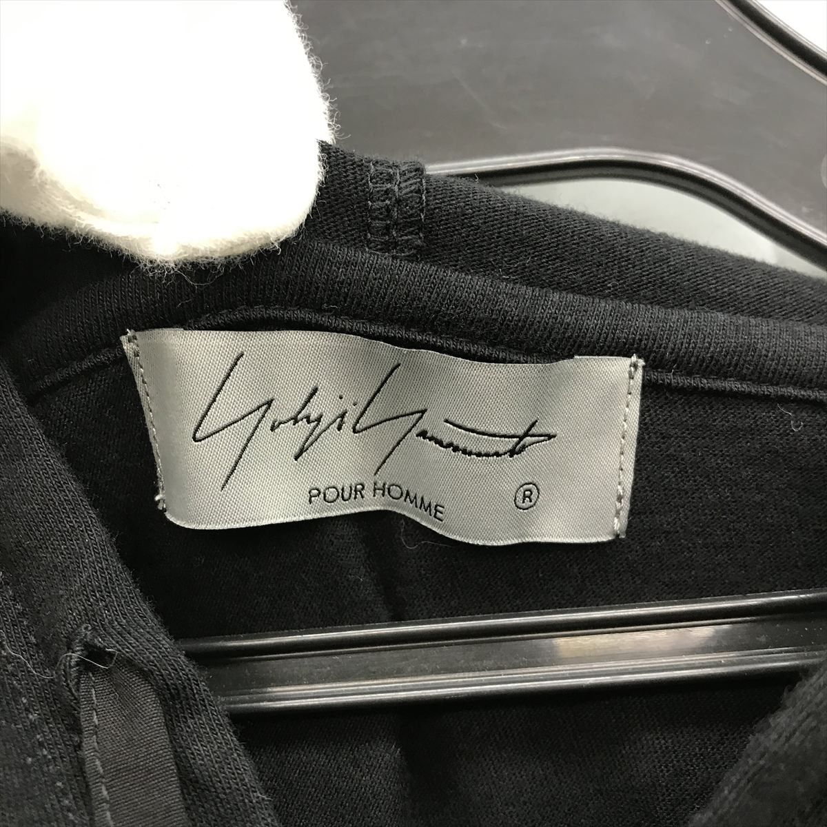 Yohji Yamamoto Yohji Yamamoto POUR HOMME BLK hooded cut and sew Size US L / EU 52-54 / 3 - 4 Thumbnail