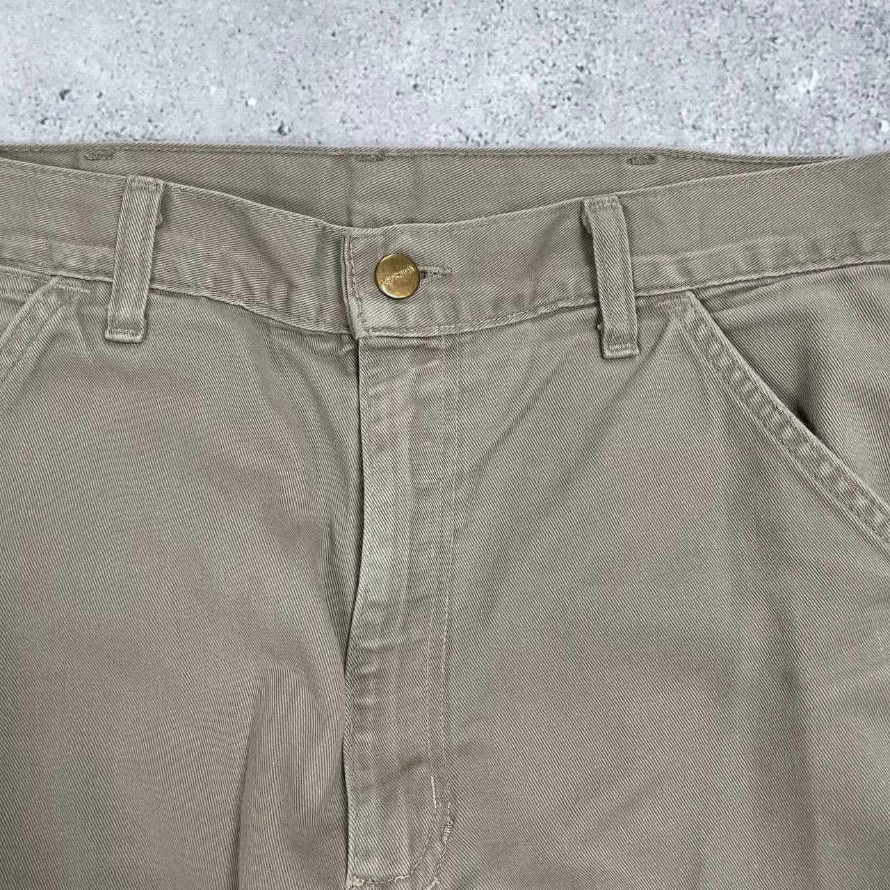 Carhartt × Vintage Vintage 90 Carhartt Carpenter Work Pants Made In USA W32 L28 Size US 32 / EU 48 - 4 Thumbnail