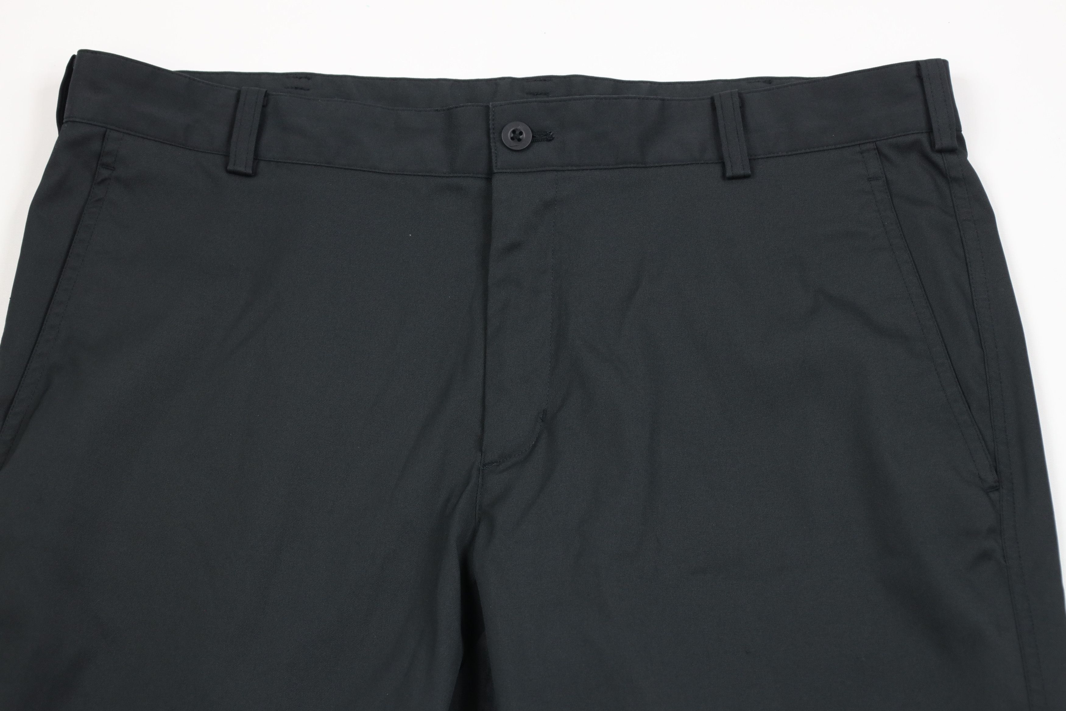 Nike × Vintage Nike Golf Mini Swoosh Flat Front Tech Chino Pants Black Size US 34 / EU 50 - 2 Thumbnail