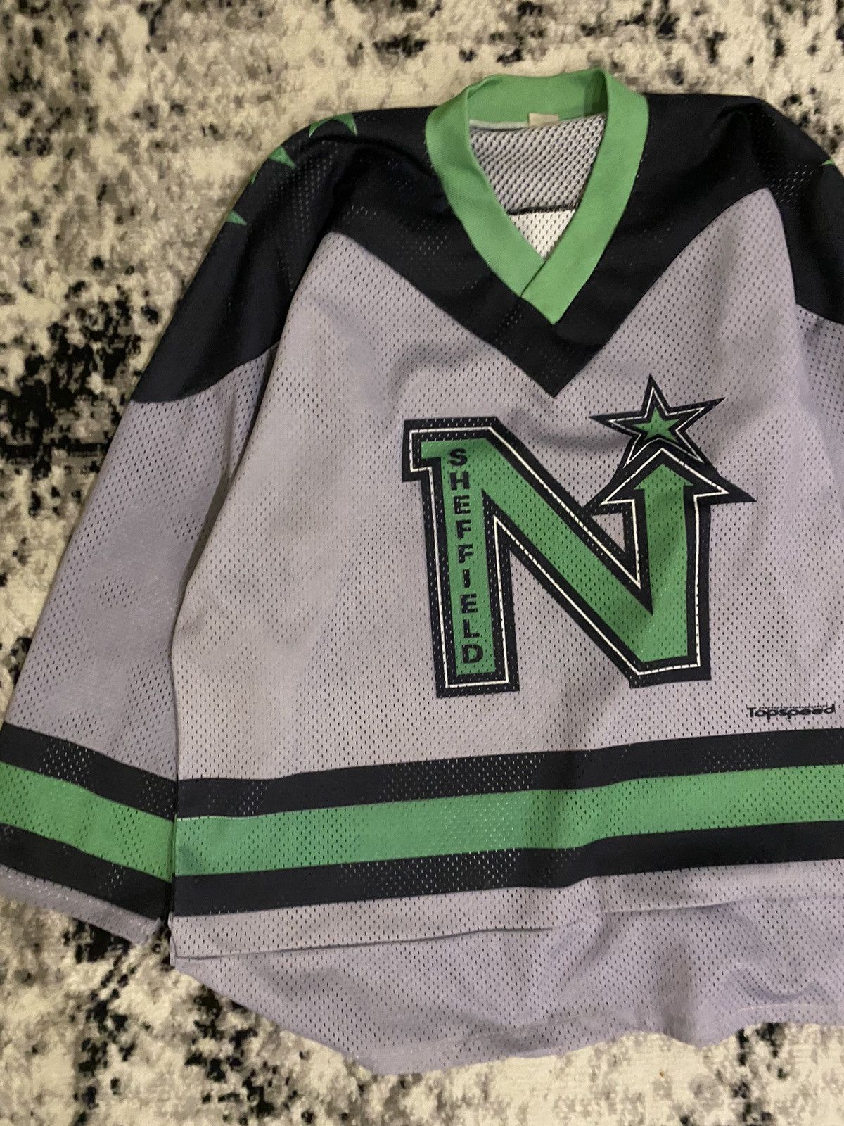NHL × Vintage Vintage Minnesota Training Jersey Hockey Nhl Size US L / EU 52-54 / 3 - 3 Thumbnail