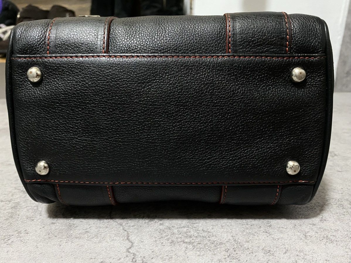 MCM MCM SMALL BOSTON BAG IN BLACK PEBBLED LEATHER Size ONE SIZE - 7 Thumbnail