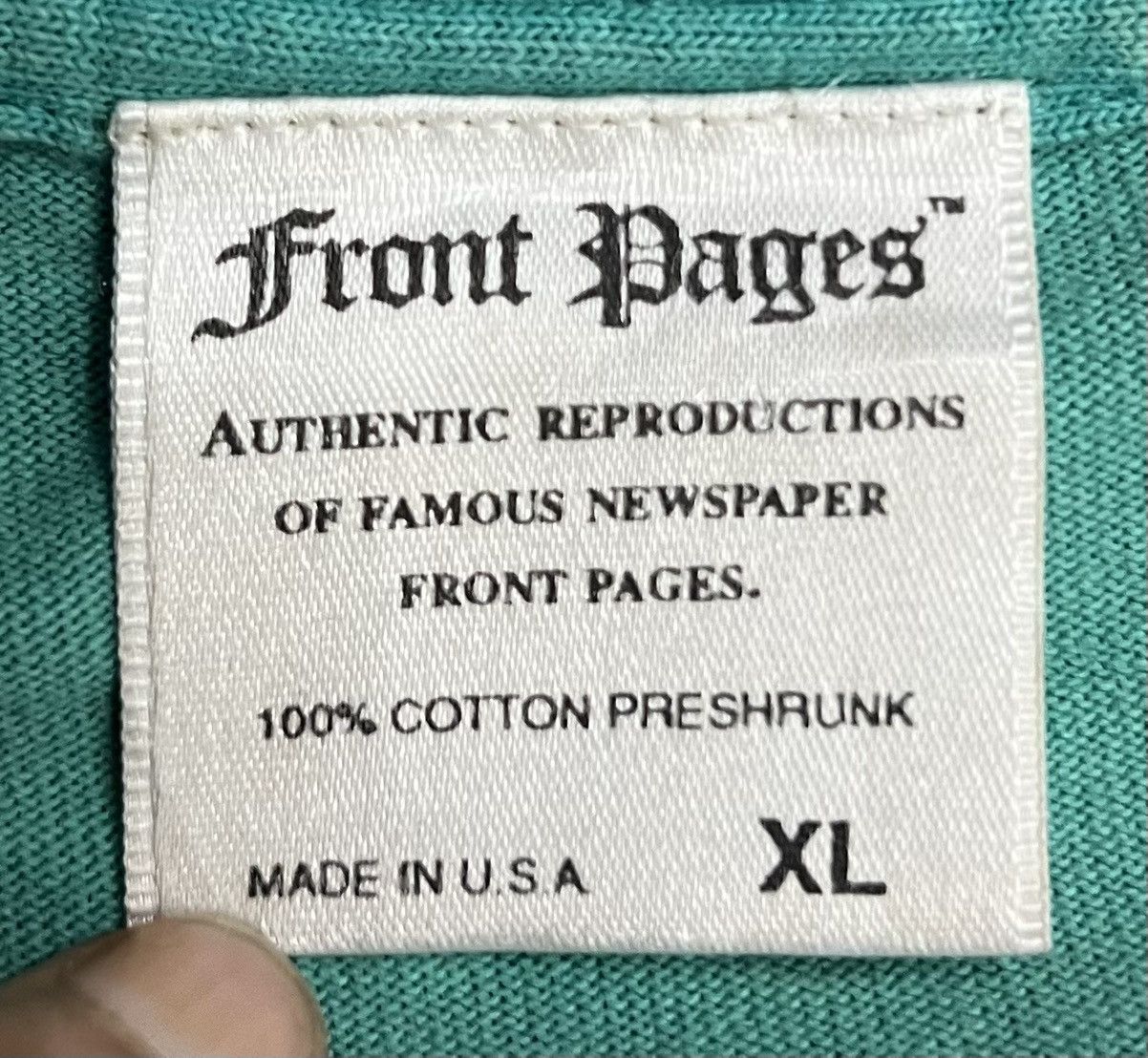 NFL × Vintage VINTAGE 1994 THE MIAMI HERALD DOLPHINS MADE IN USA TEE SHIRT Size US XL / EU 56 / 4 - 8 Thumbnail