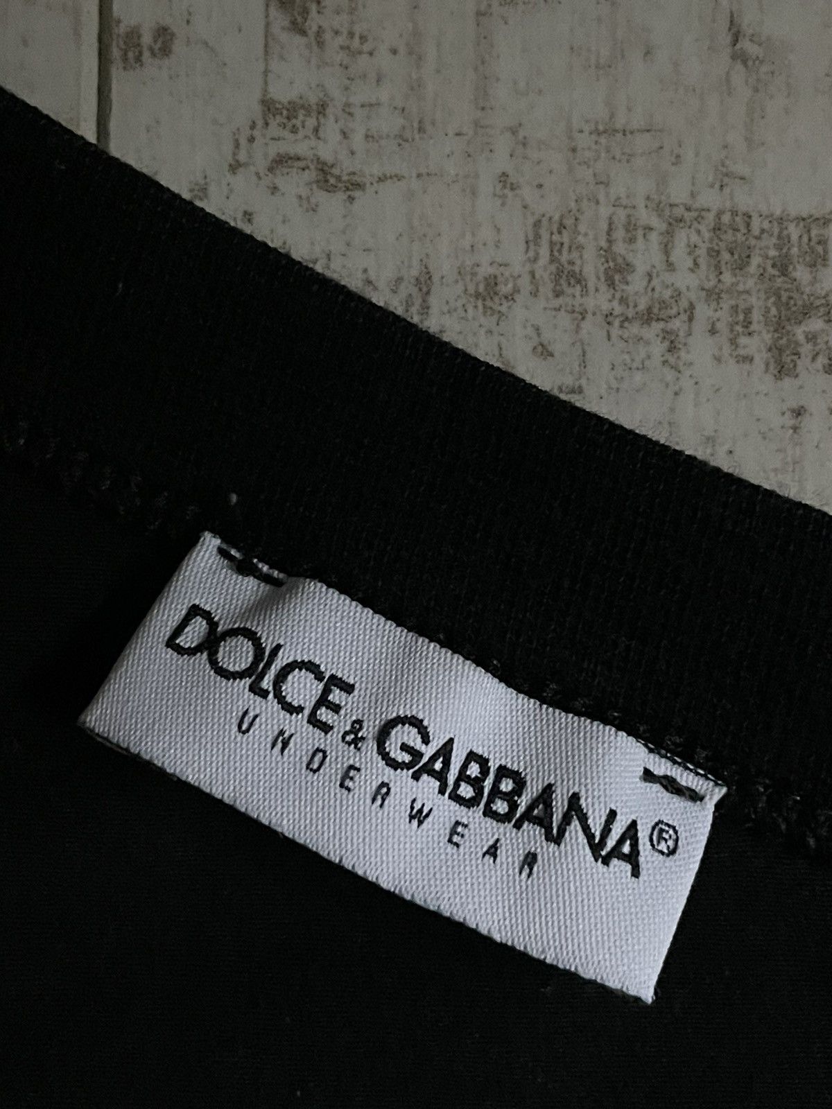 Dolce & Gabbana Dolce & Gabbana Underwear T-Shirt Black Logo D&G Size US S / EU 44-46 / 1 - 9 Thumbnail