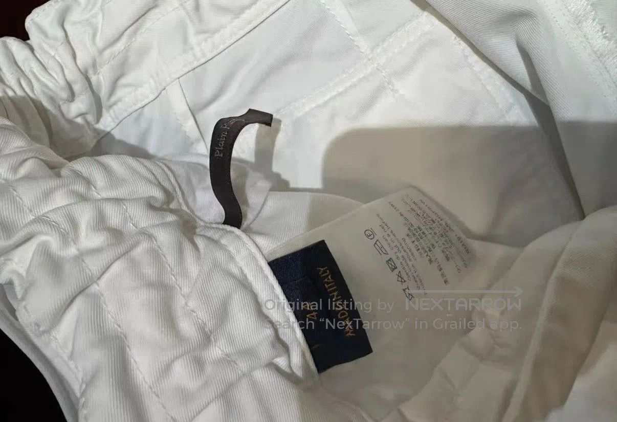 Louis Vuitton White Cargo Pants with Drawstring Waist . Size US 28 / EU 44 - 7 Thumbnail