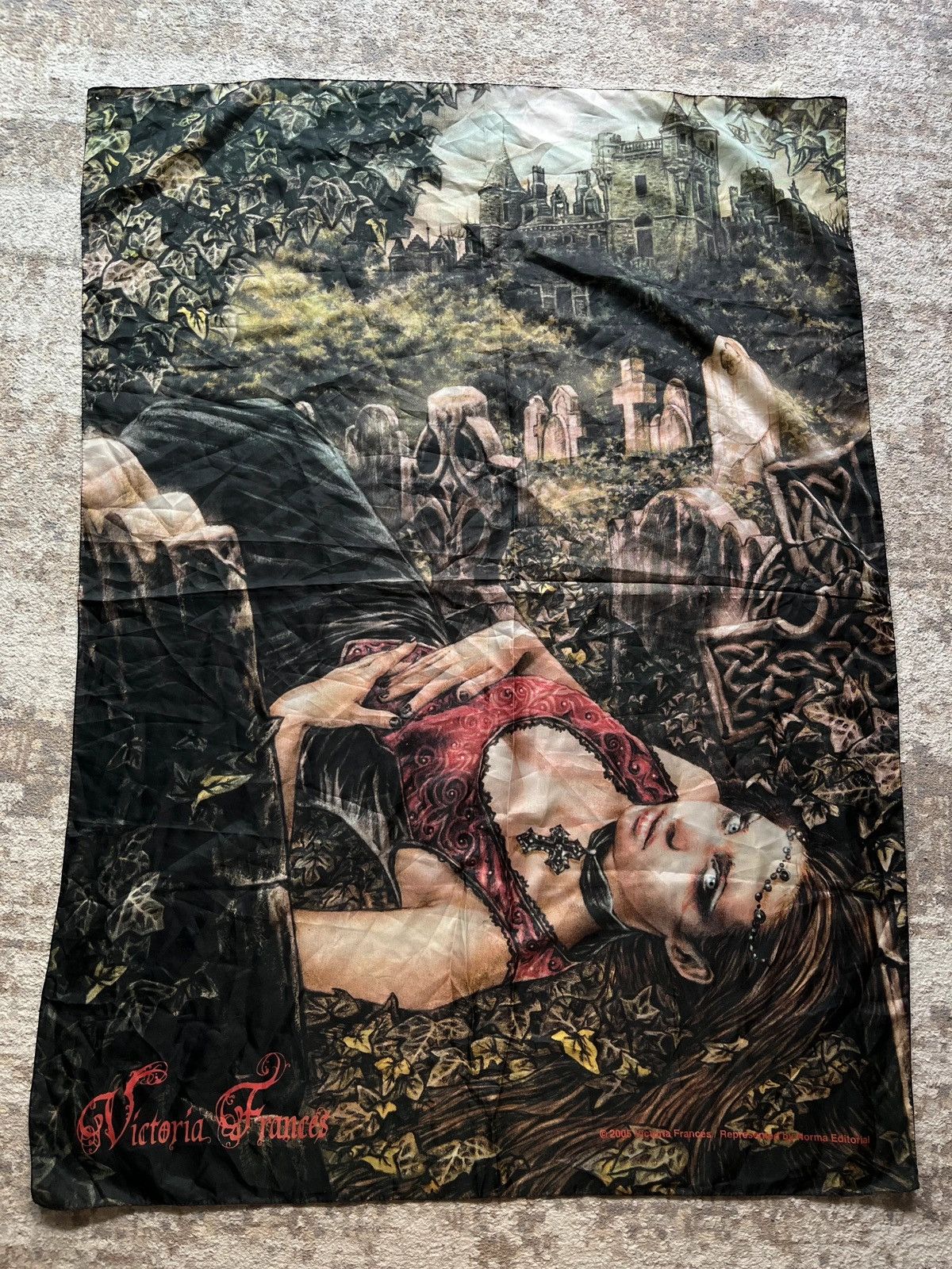 Vintage Victoria Frances 2005 Rock Band Scarf Very Rare Y2K Size ONE SIZE - 1 Thumbnail
