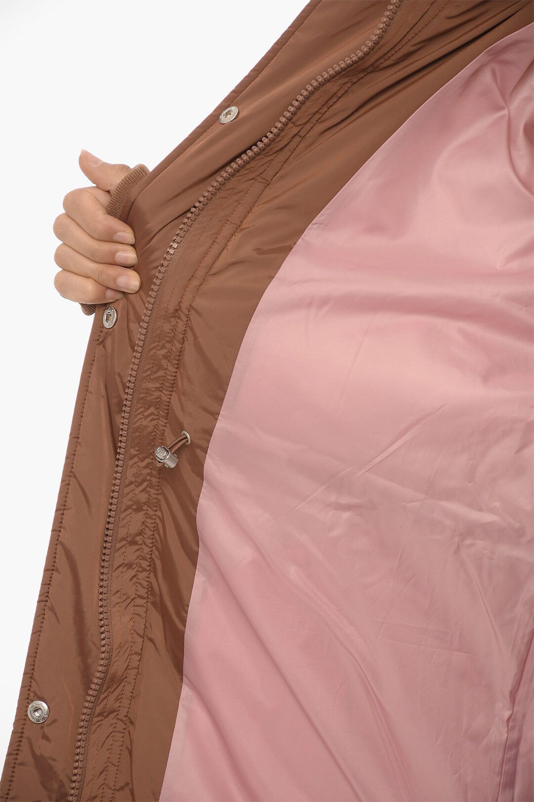 Ugg og1mm0824 Maxi Jacket With Hidden Closure in Brown Size S / US 4 / IT 40 - 5 Thumbnail