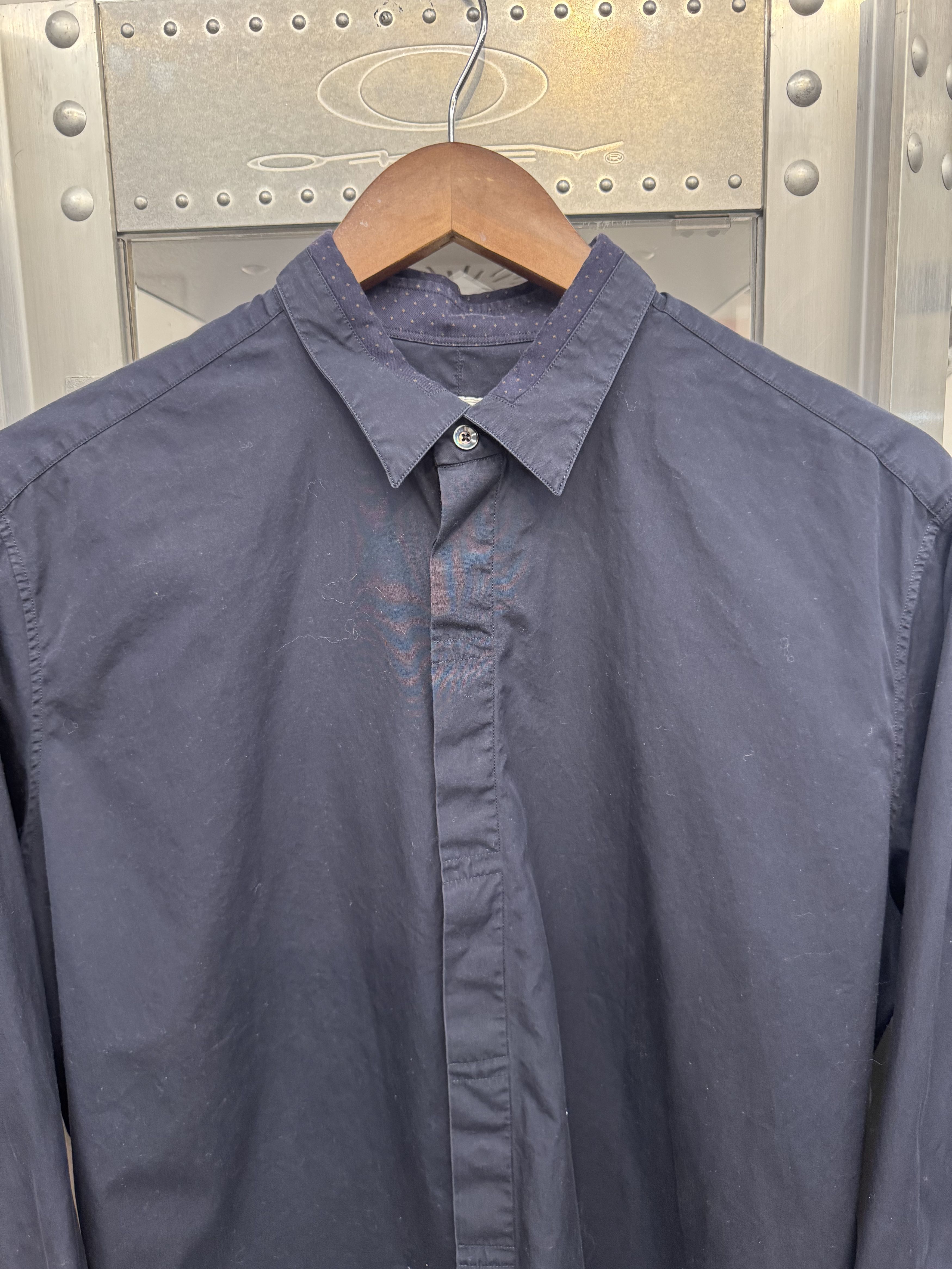 Hermes Vintage Hermes Button Up Size US M / EU 48-50 / 2 - 2 Thumbnail