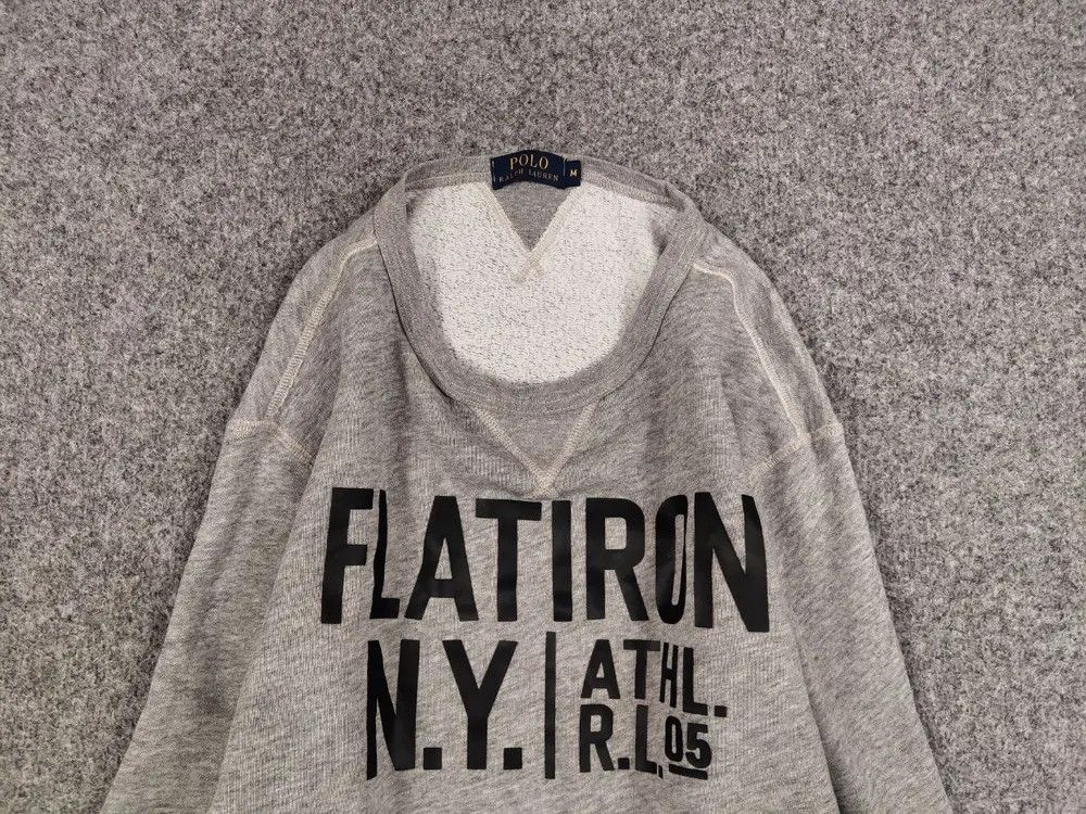 Polo Ralph Lauren Polo Ralph Lauren Flatiron N.Y. Logo Crew Check Sweatshirt Size US M / EU 48-50 / 2 - 2 Thumbnail
