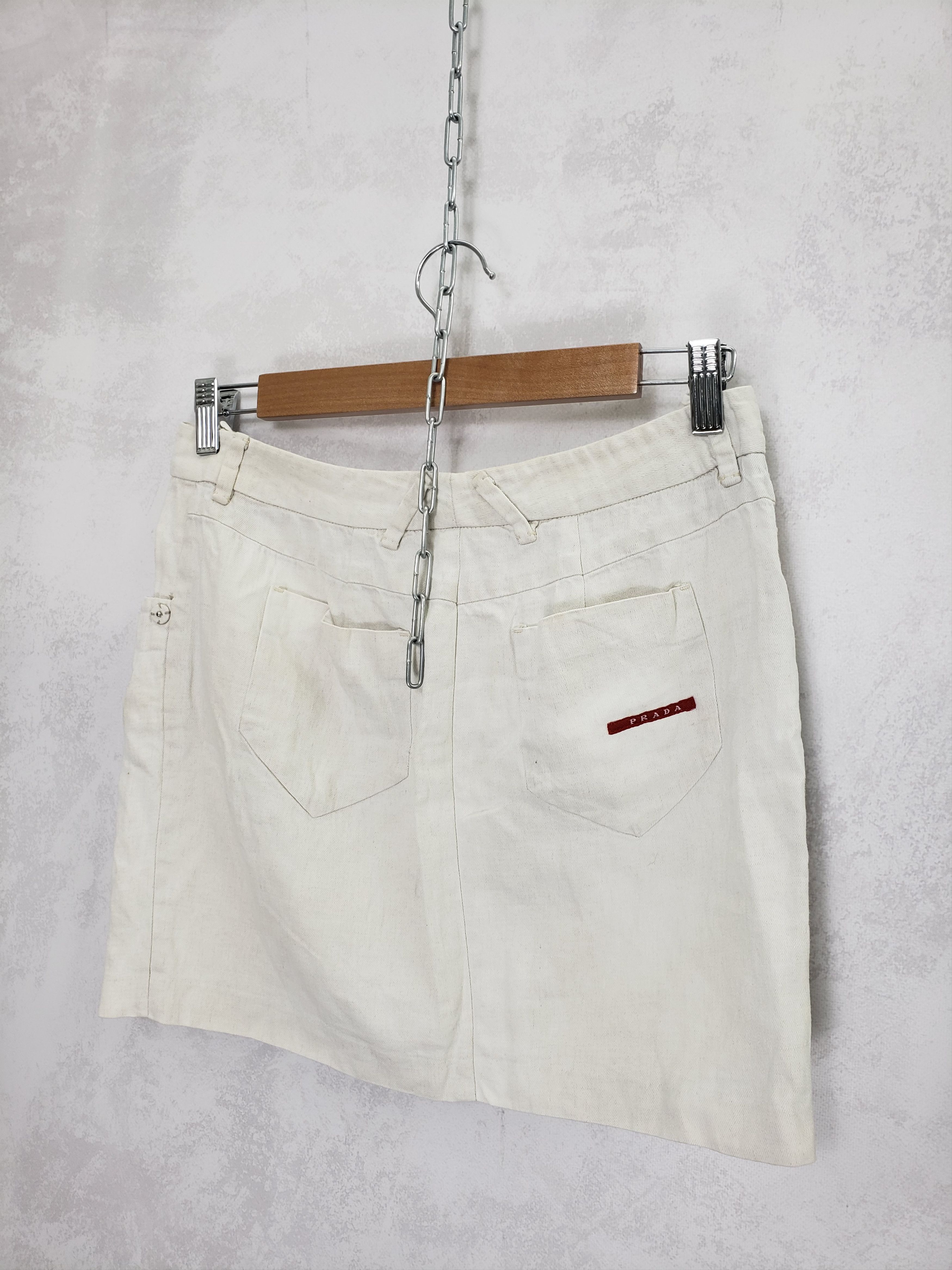 Prada Prada jeans skirt red tab Size 32" / US 10 / IT 46 - 5 Thumbnail
