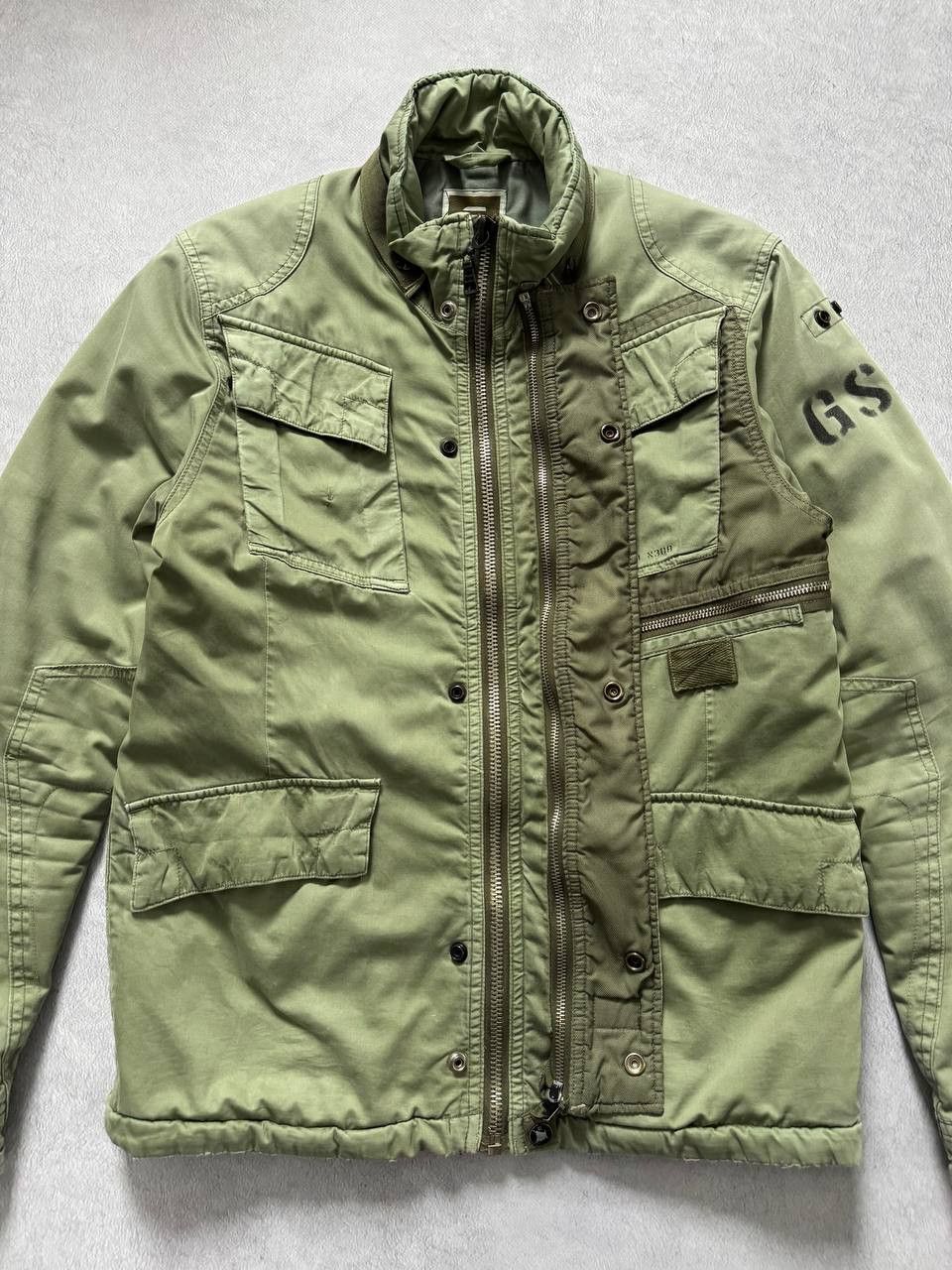 G-Star G Star Raw Y2K Multipocket Field Jacket Khaki Green Size US M / EU 48-50 / 2 - 10 Thumbnail