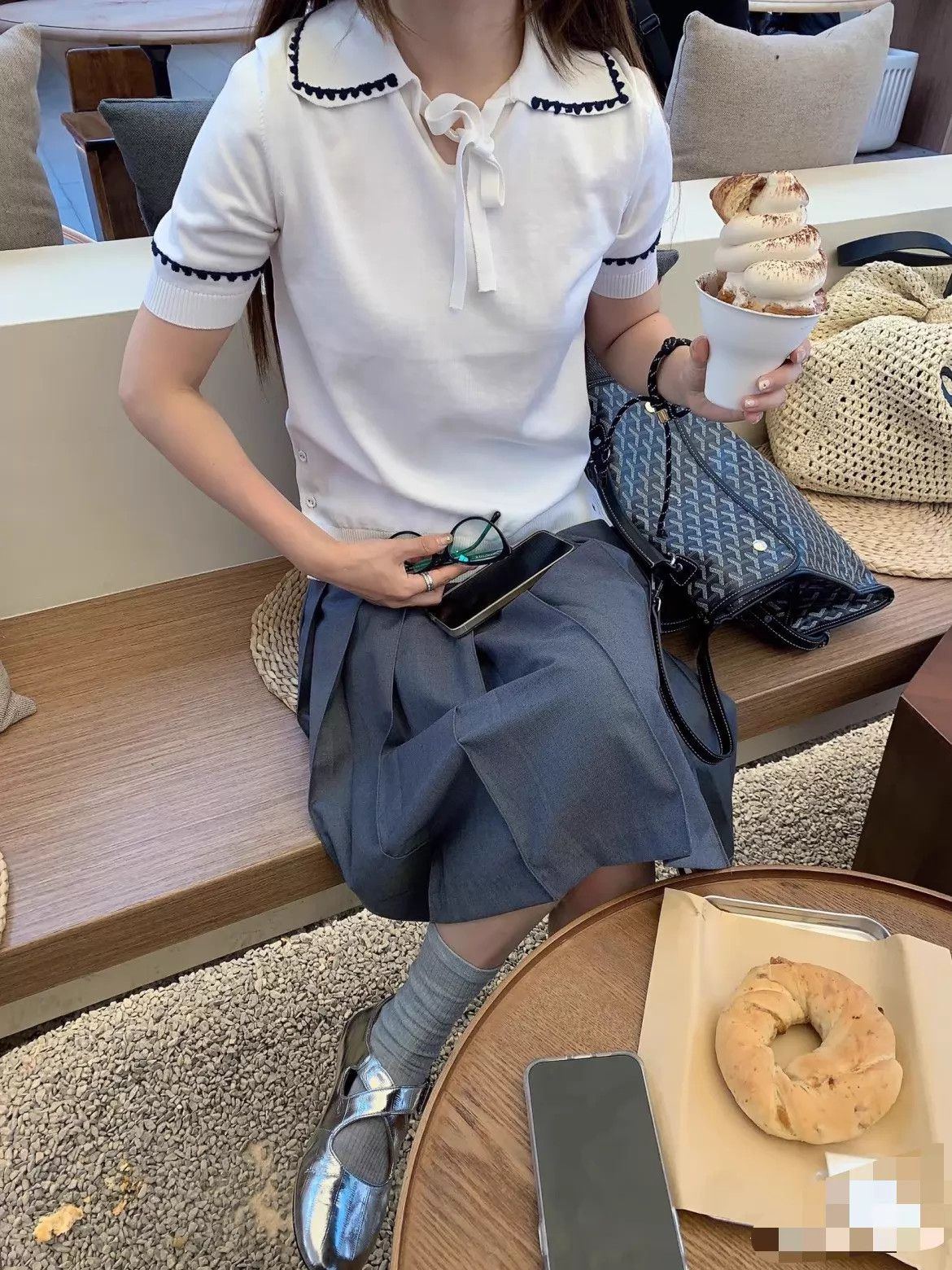 Thom Browne THOM BROWNE Light Knit Short Sleeve Polo Shirt Size 38 Size XS / US 0-2 / IT 36-38 - 8 Thumbnail
