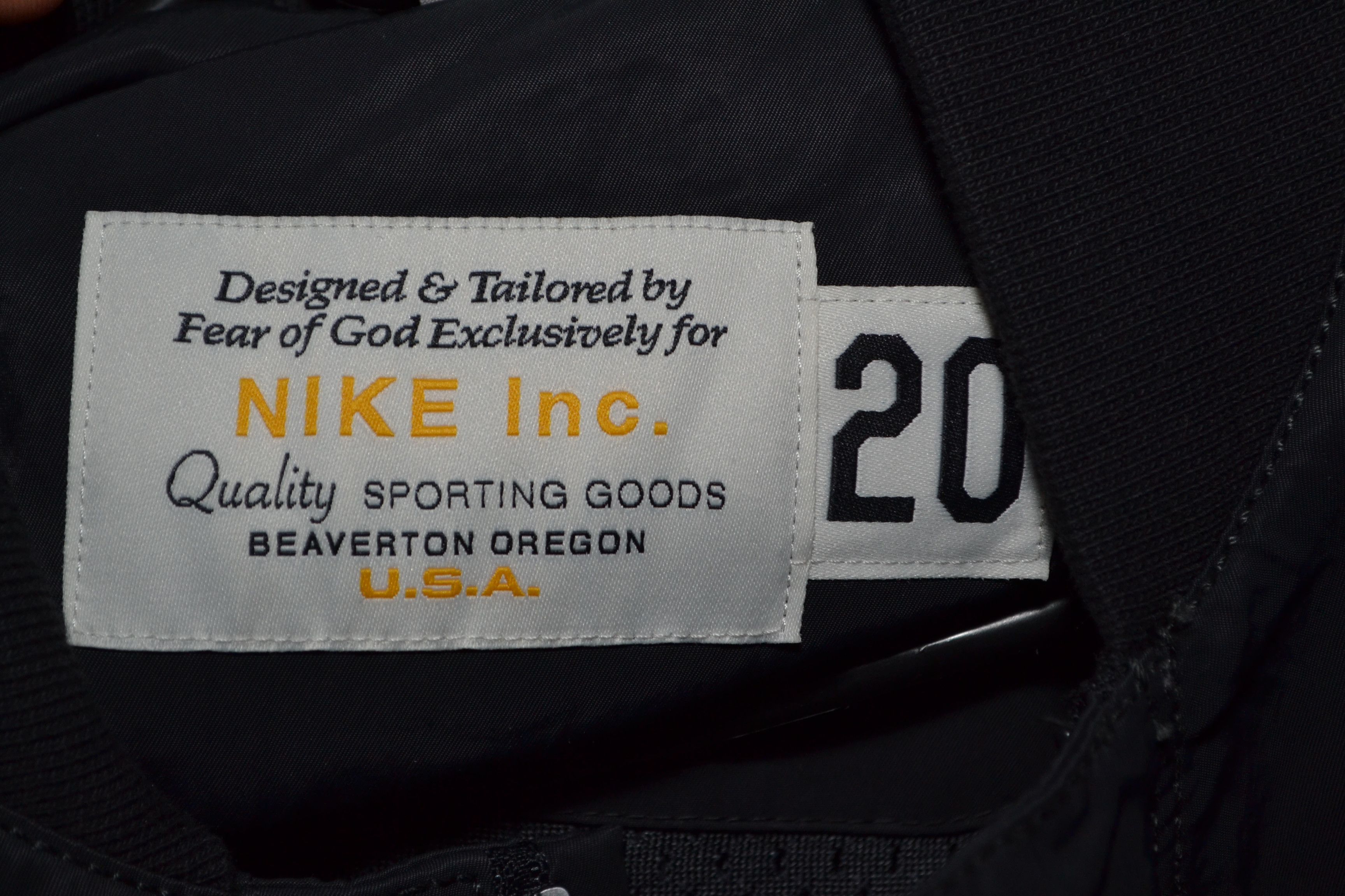 Fear of God Nike Fear Of God NBA Warm Up Top Jacket Off XS CU4686-010 Size US XS / EU 42 / 0 - 9 Thumbnail