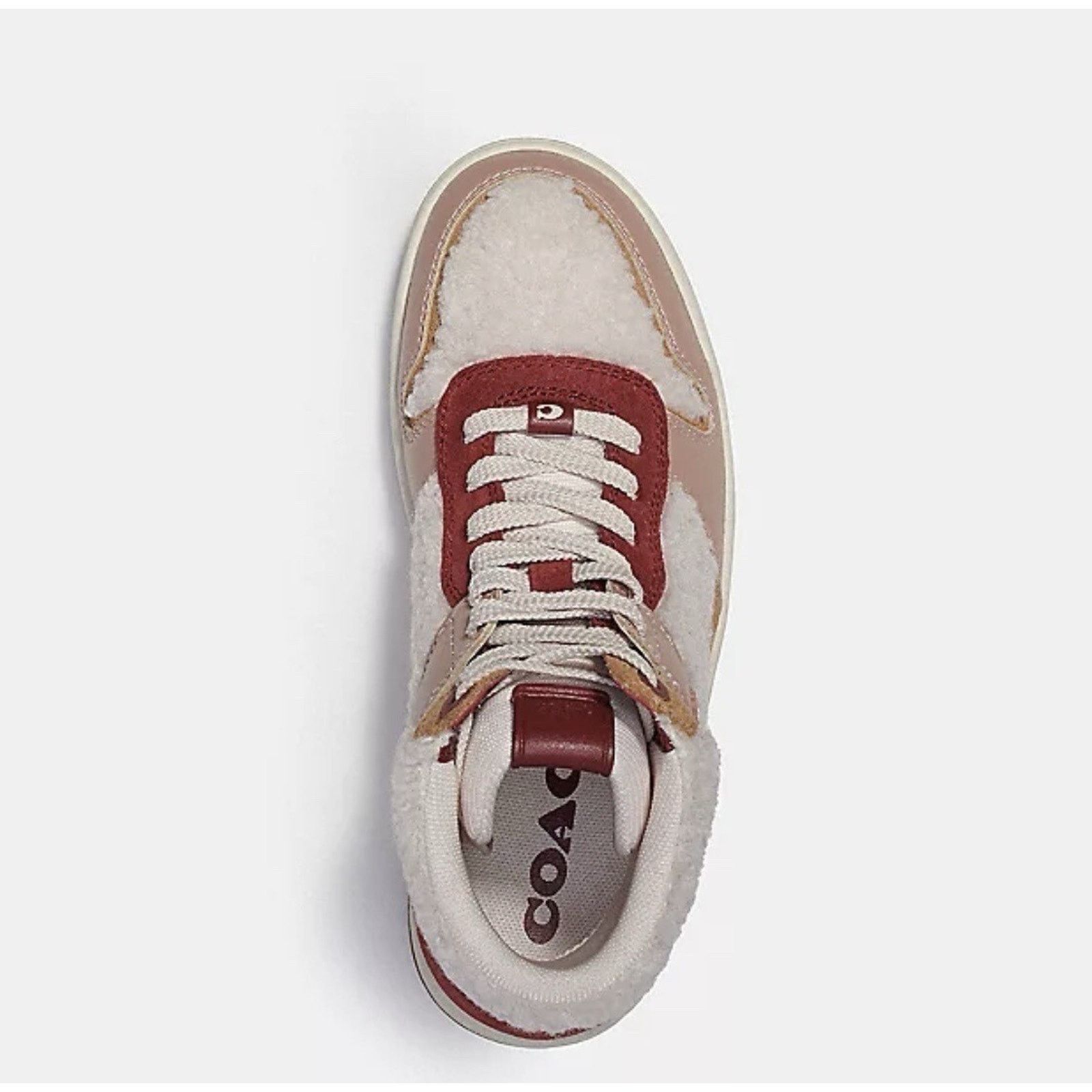 Coach Coach CE872 Hi Top Sherpa Sneakers Suede Women’s 10B Size US 10 / IT 40 - 3 Thumbnail