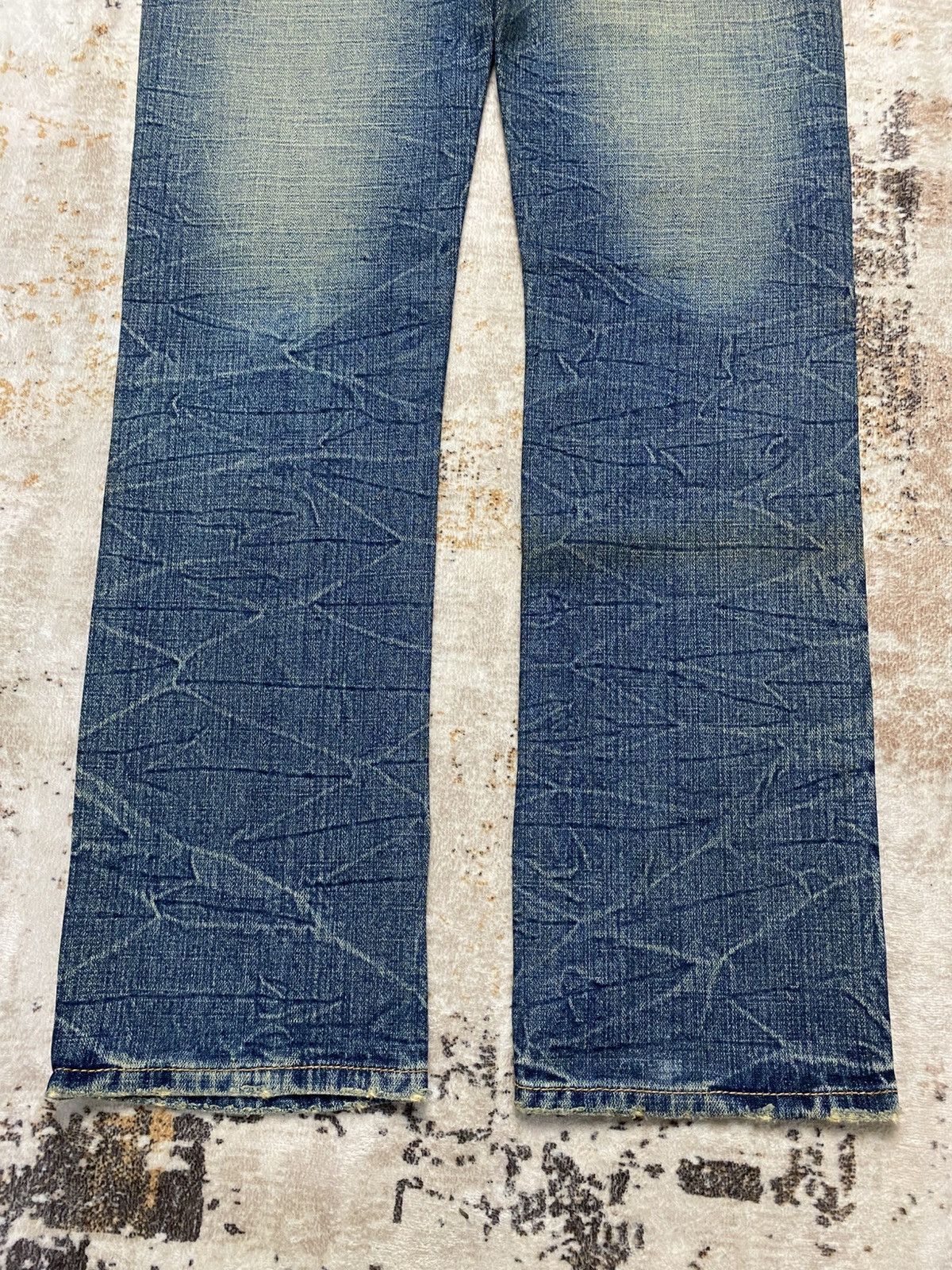 Hysteric Glamour Rare💥Rusty Crack Red PepperxPeace Jeans Size US 30 / EU 46 - 8 Thumbnail