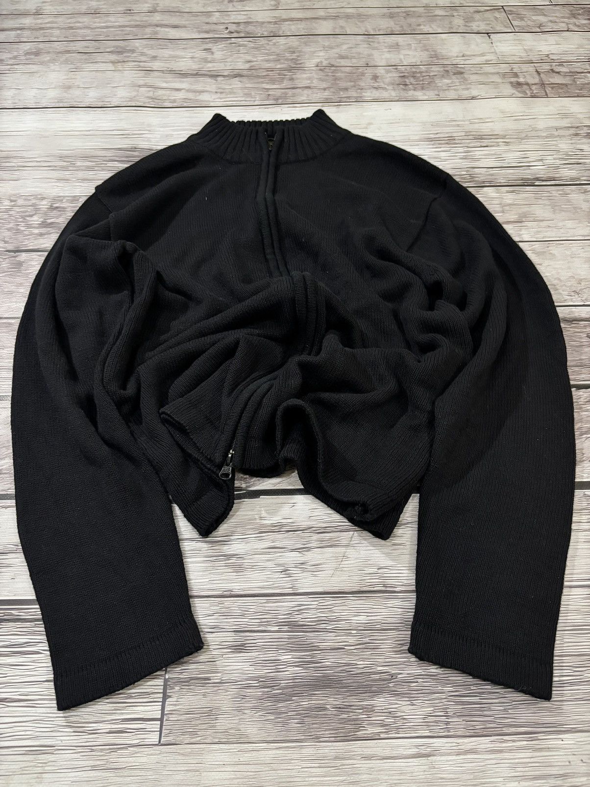 Japanese Brand × Junya Watanabe × Yohji Yamamoto Vintage Streetwear Kapital Style Sweater Zip Hoodie 90s Size US M / EU 48-50 / 2 - 1 Thumbnail
