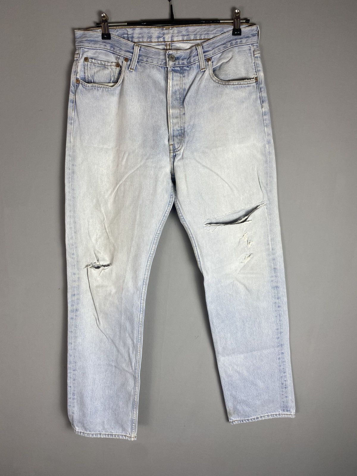 Levi's × Levi's Vintage Clothing × Vintage Vintage 90s Levi’s 501 jeans denim Size US 36 / EU 52 - 1 Thumbnail