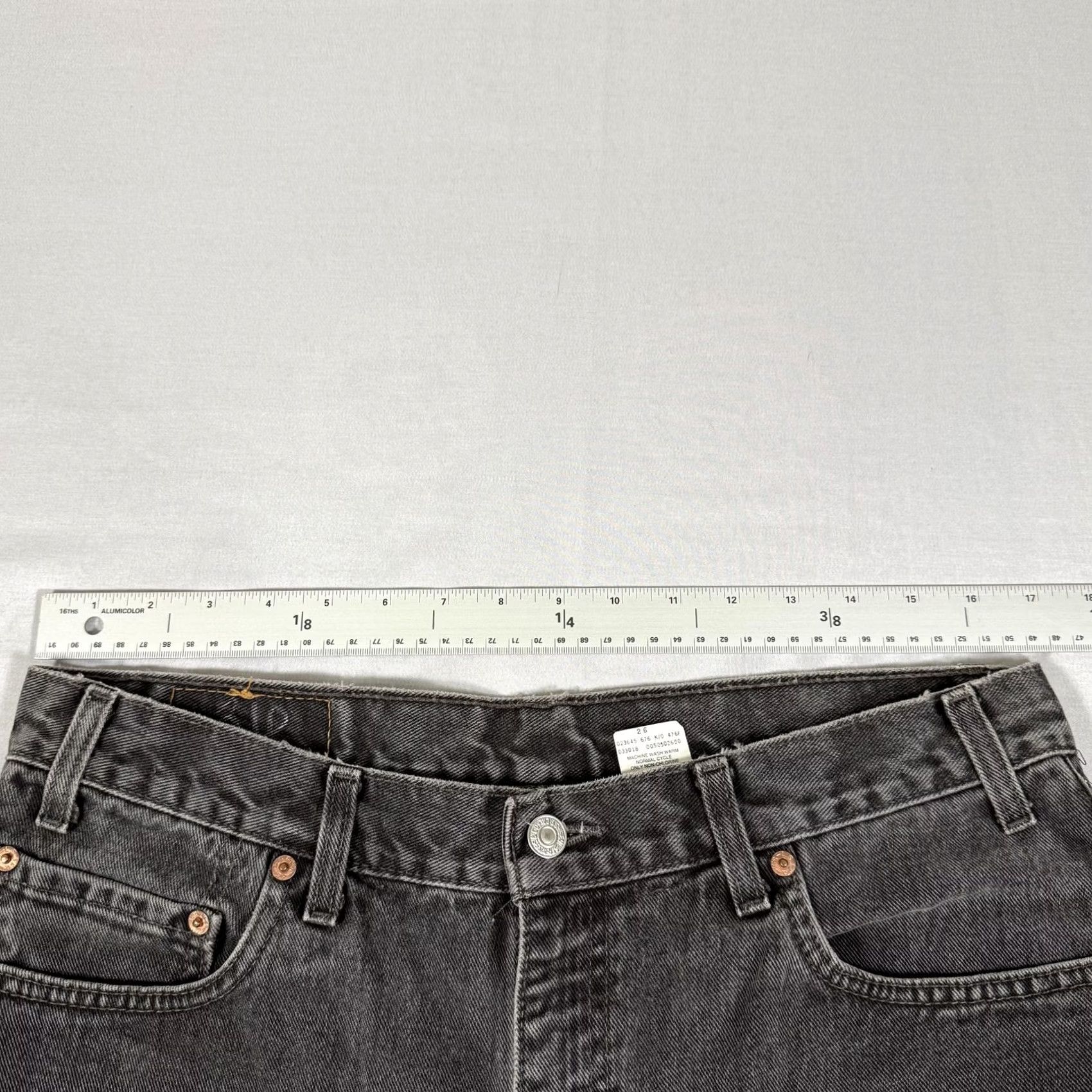 Levi's VINTAGE Levi's 505 Jeans Mens 34x32 Black Straight Denim Pants 90s Western Comfort Regular Fit Men's Jeans Size US 34 / EU 50 - 6 Thumbnail