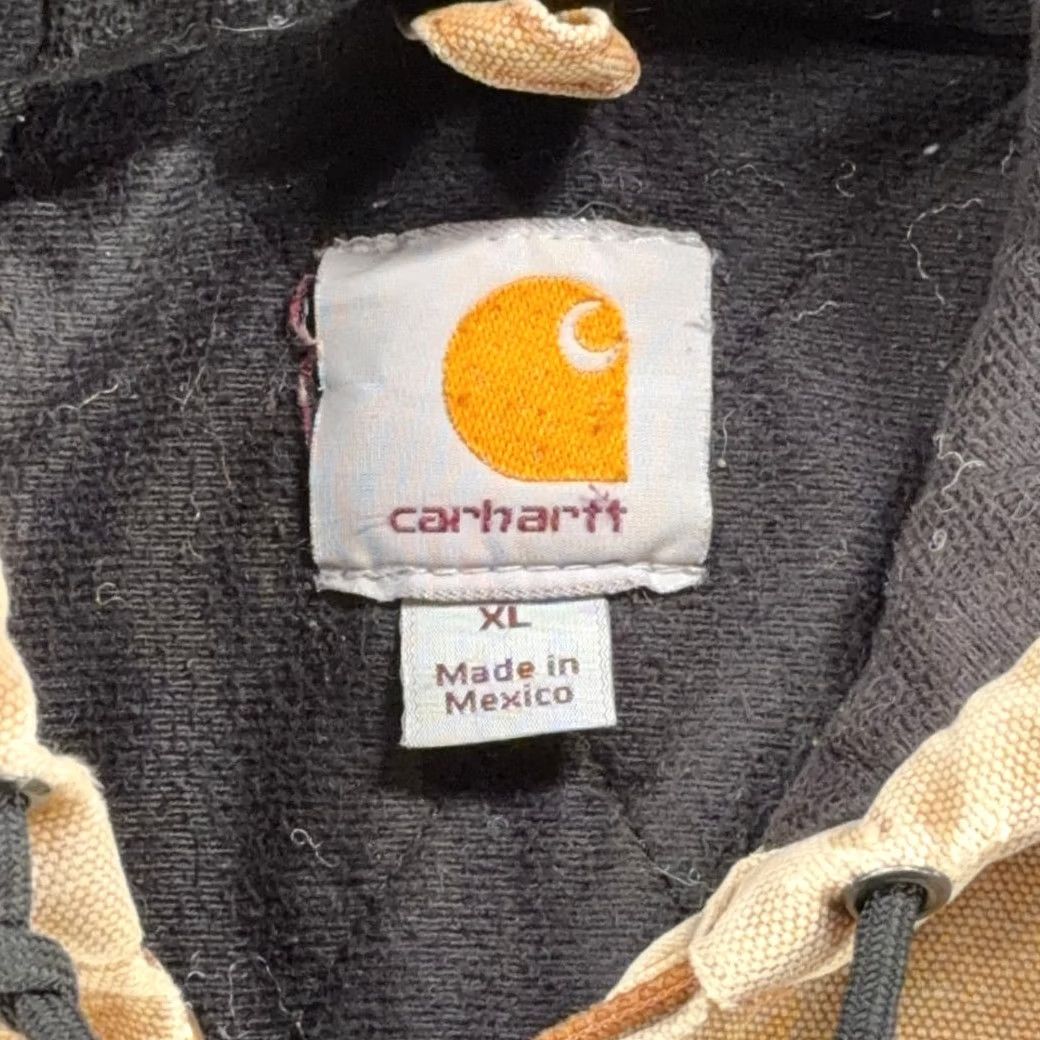 Carhartt VINTAGE Carhartt Jacket Adult EXTRA LARGE Brown Fade Duck Canvas Hooded Workwear WV Logo XL Mens Add wording remains from original title Size US XL / EU 56 / 4 - 5 Thumbnail