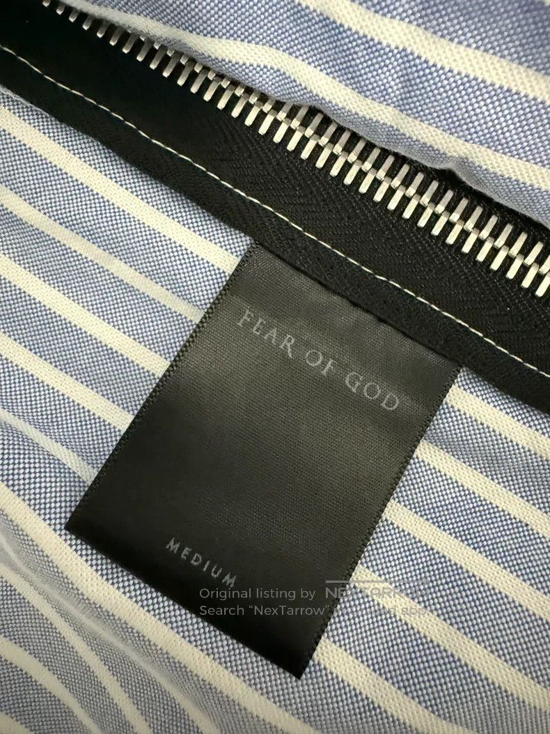 Fear of God Fear of God Sick gown striped side zipper shirt Size US M / EU 48-50 / 2 - 4 Thumbnail