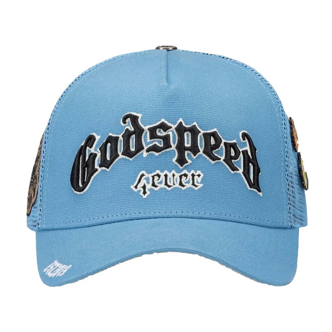 Godspeed Trucker Hat Sky Blue Size ONE SIZE - 1 Thumbnail