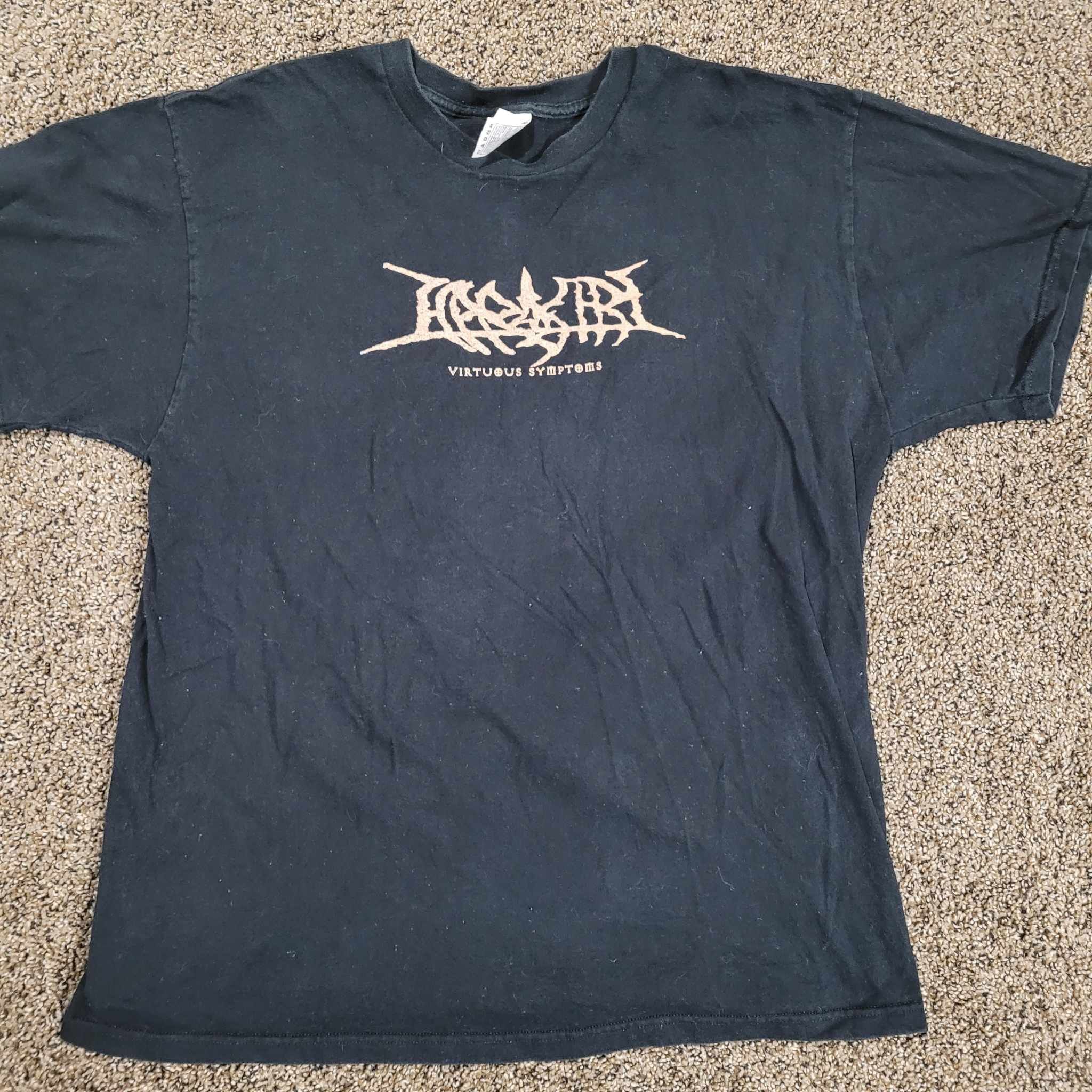 Band Tees × Vintage Harakiri Virtuous Symptoms Shirt Size US XL / EU 56 / 4 - 1 Thumbnail