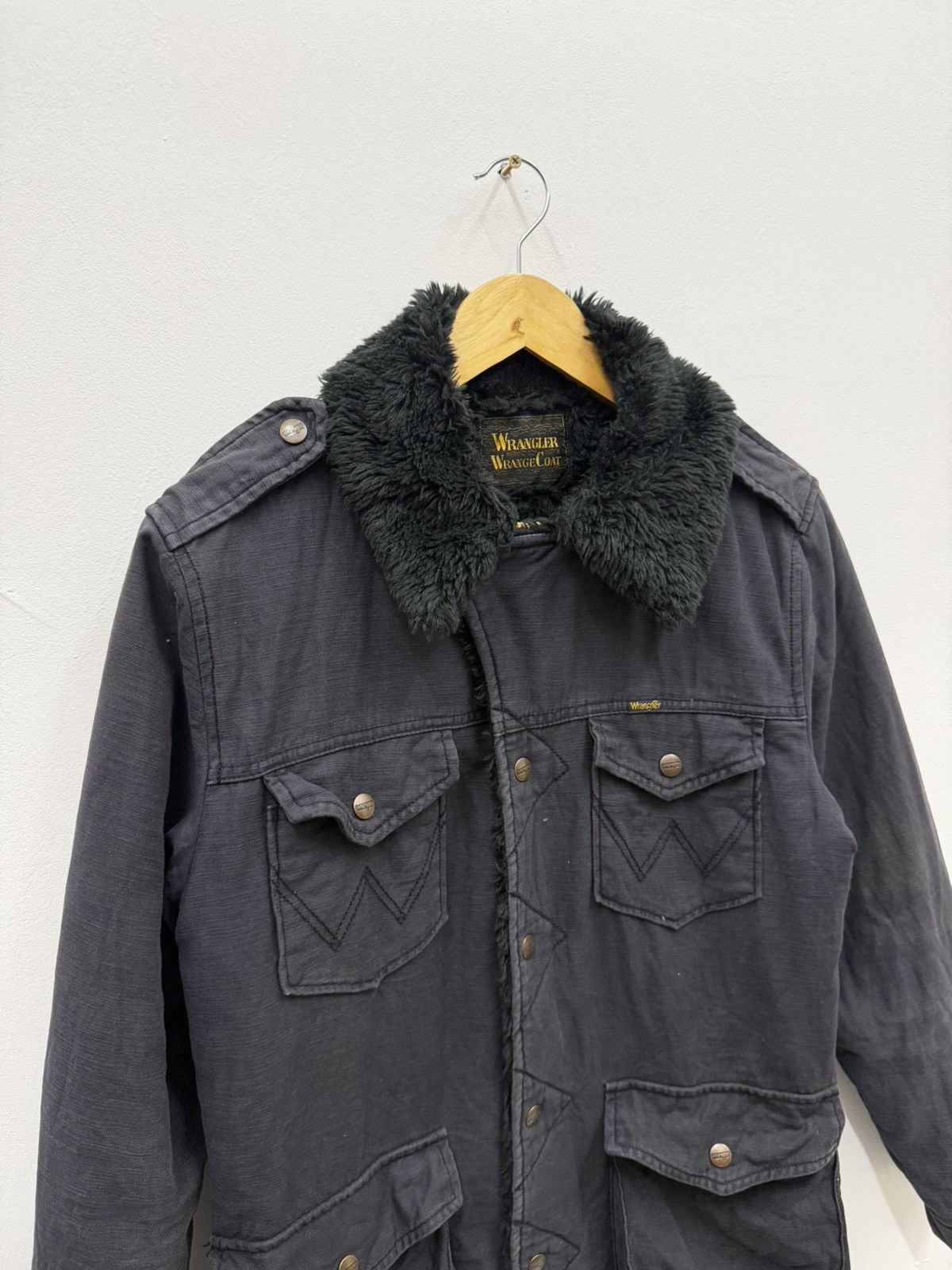 Wrangler Wrangler Wrangecoat Mink Fur Sherpa Field Multipocket Jacket Size US M / EU 48-50 / 2 - 5 Thumbnail