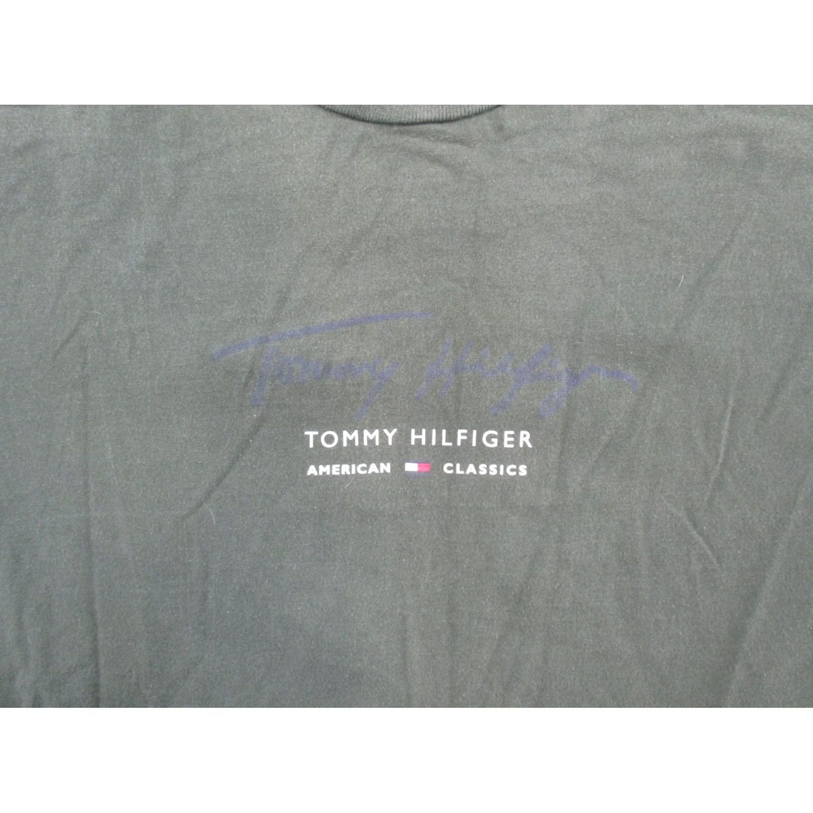 Tommy Hilfiger VINTAGE Tommy Hilfiger Shirt Grunge 2XL Green Y2K Spell Out Men’s T-Shirt Short Sleeve Size 2XL Mens Size US XXL / EU 58 / 5 - 2 Thumbnail