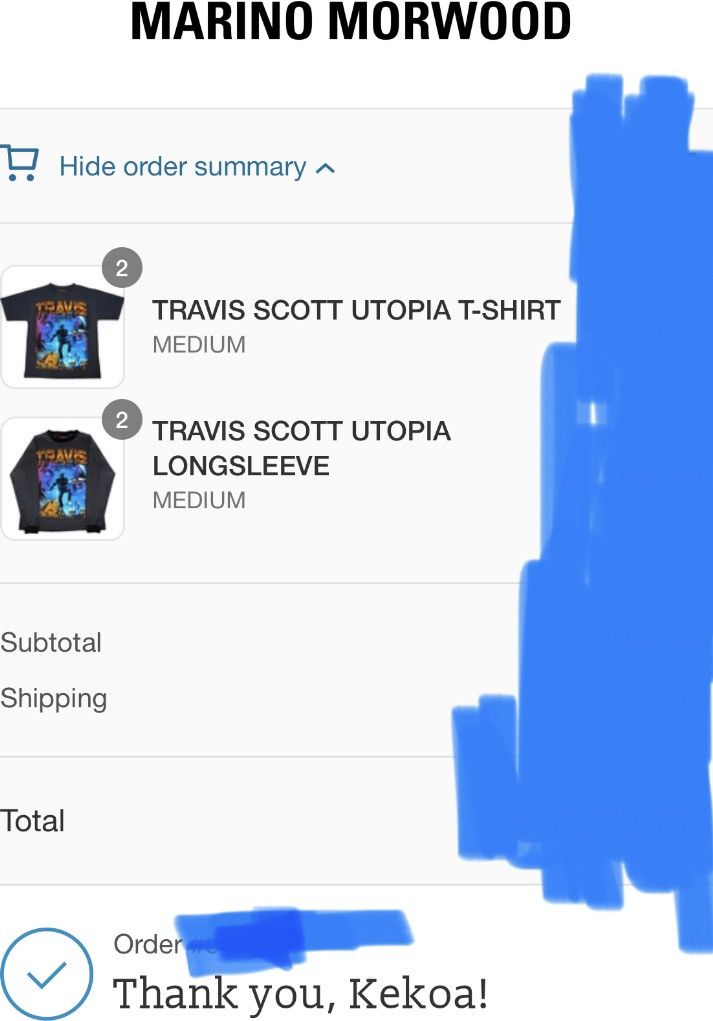 Marino Morwood LAST DROP EVER Marino Morwood Travis Scott L/S Size US M / EU 48-50 / 2 - 8 Thumbnail