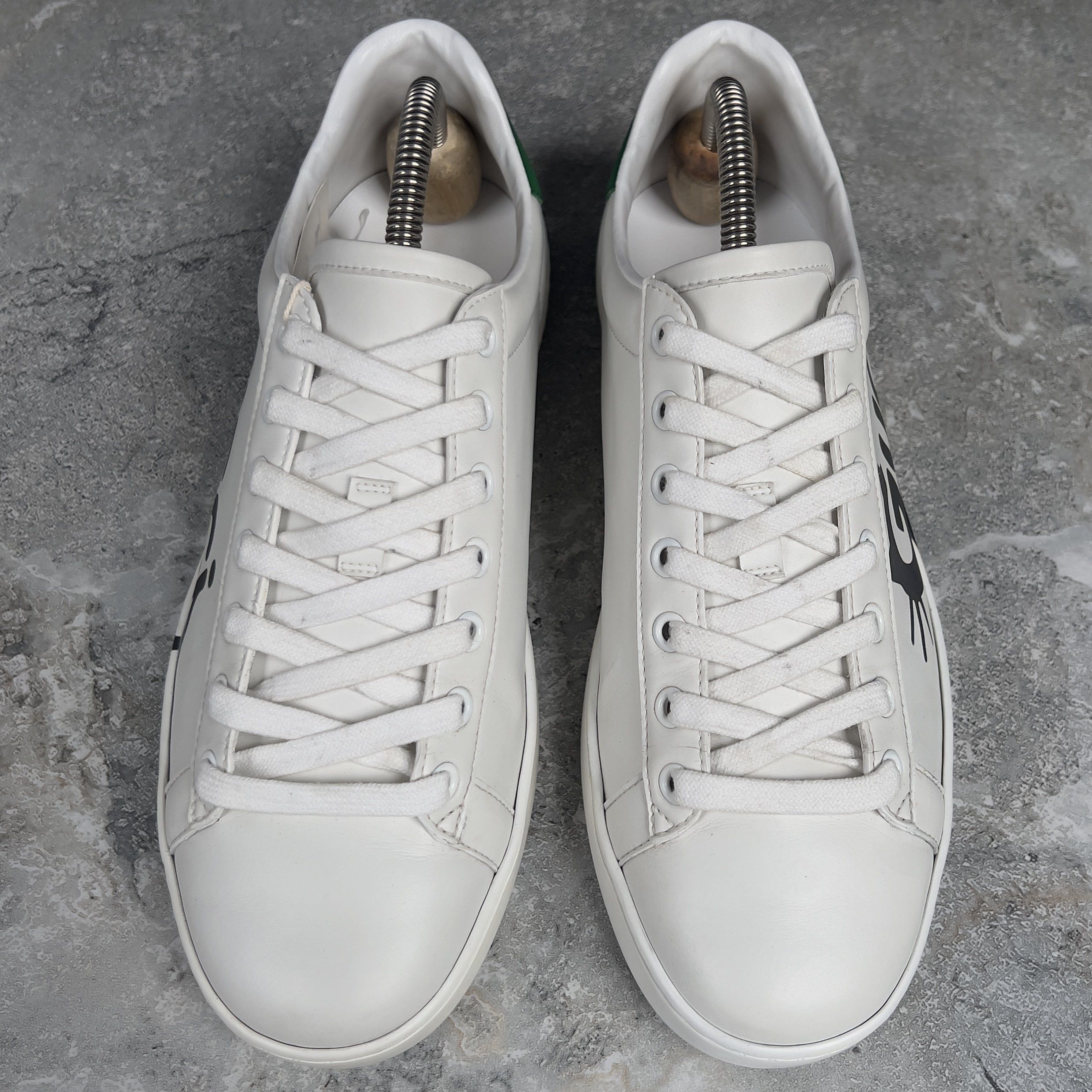 Gucci Gucci Ace Low-top Sneakers Cat Print Leather Size US 9 / IT 39 - 3 Thumbnail