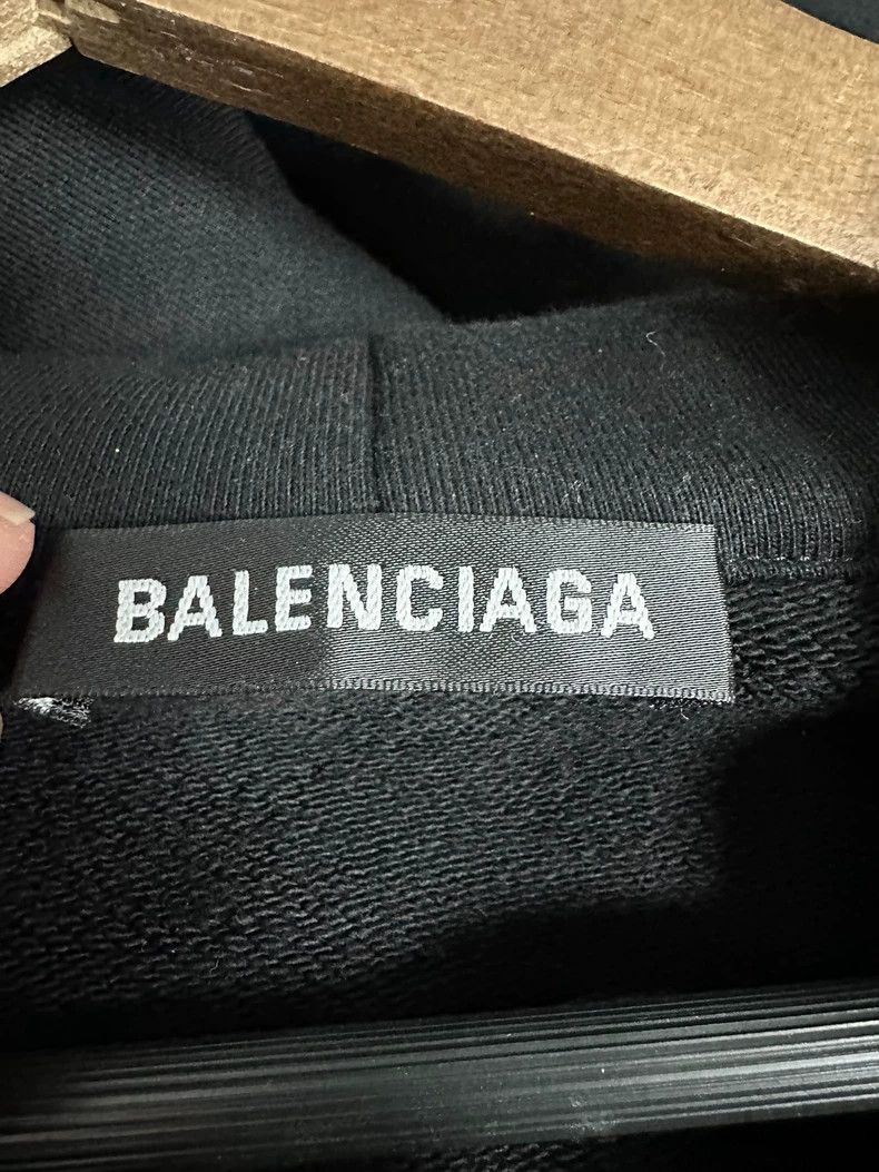 Balenciaga Balenciaga Black crew zipper hoodie Size US XS / EU 42 / 0 - 3 Thumbnail