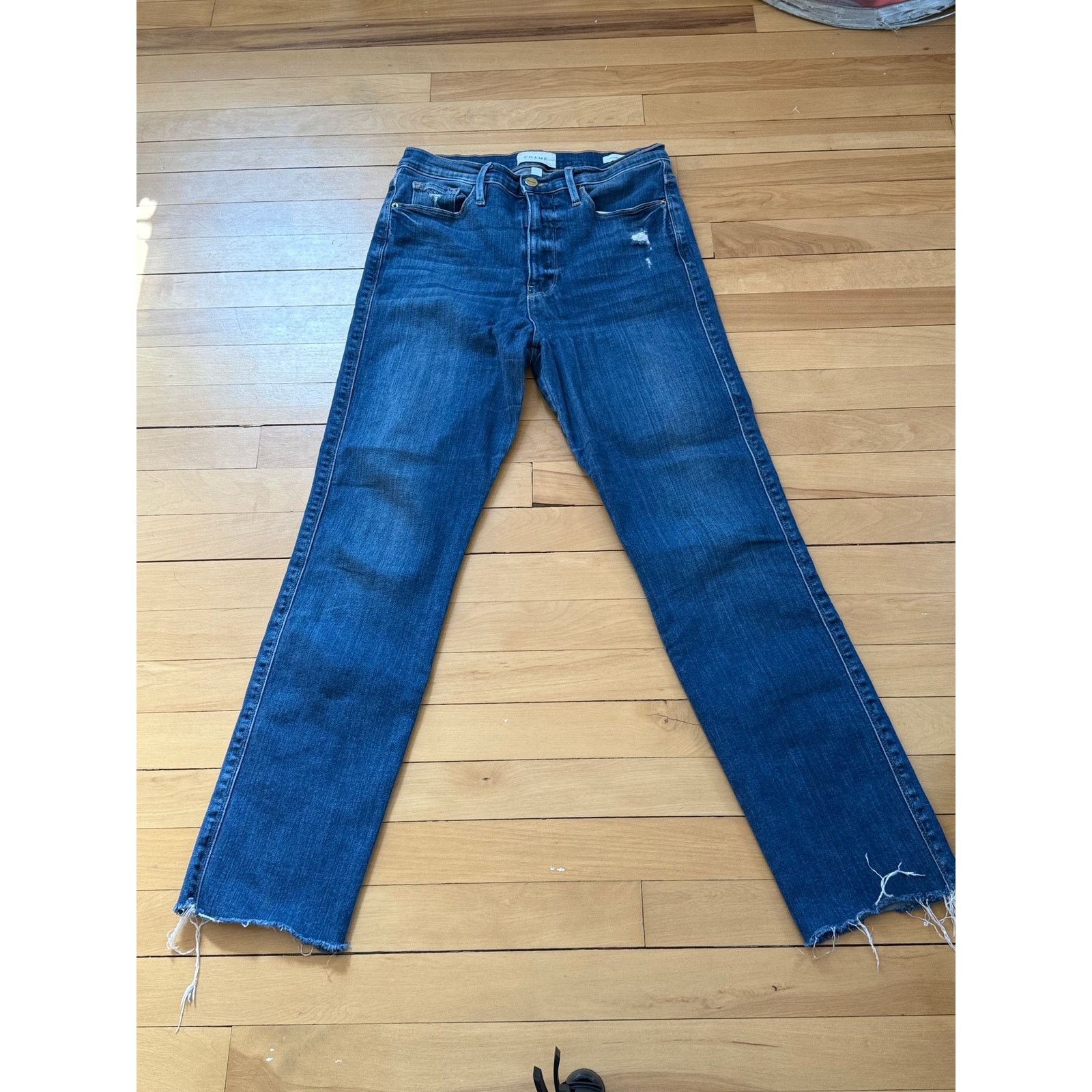 Frame FRAME Le High Straight Leg Jeans Size 27, EUC Size 27" / US 4 / IT 40 - 1 Thumbnail