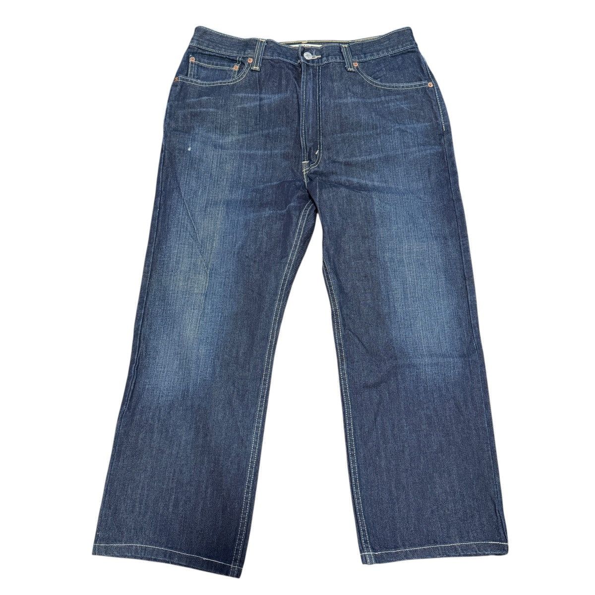 Levi's Levi’s 505 Regular Fit Jeans Dark Wash Y2K 34x27 Size US 34 / EU 50 - 1 Thumbnail