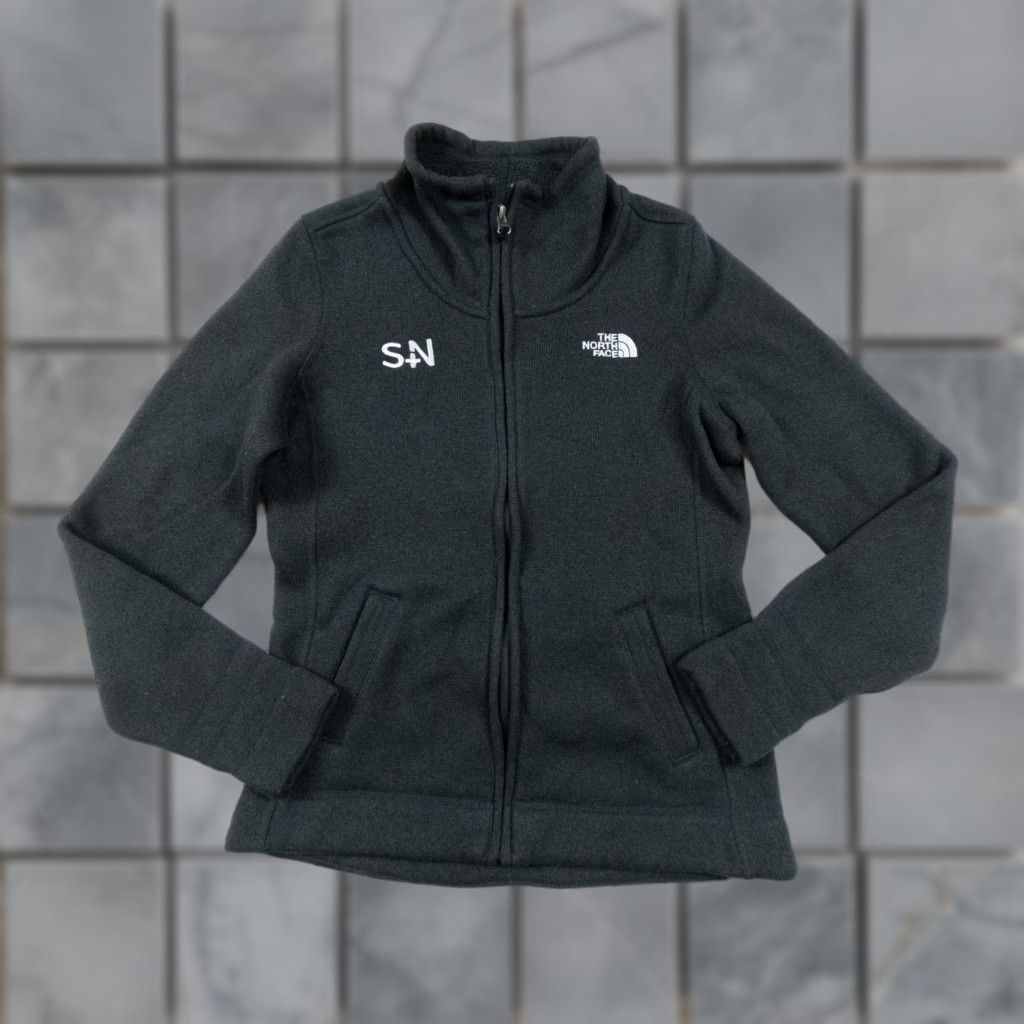The North Face The North Face Women’s Canyon Flats Fleece Jacket Small Black Casual Outdoor Mid-Length Zip Full Zip Embroidered Logo fittings: None Size S / US 4 / IT 40 - 1 Thumbnail