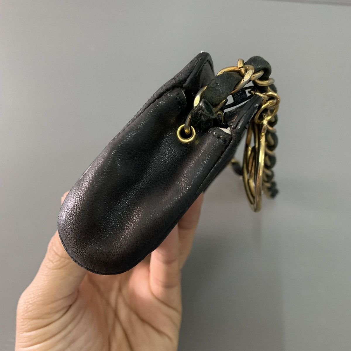 Chanel Chanel Vintage Black Mini Pochette Bag Size ONE SIZE - 8 Thumbnail