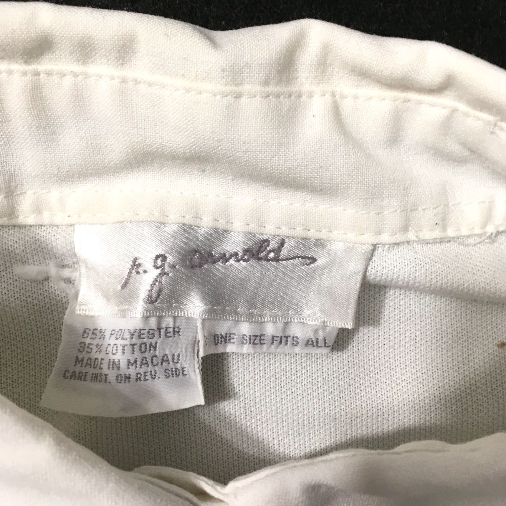 Vintage VINTAGE RG ARNOLD Blouse Shirt One Size Ivory Women Size One Size Adult Womens Size ONE SIZE - 2 Thumbnail