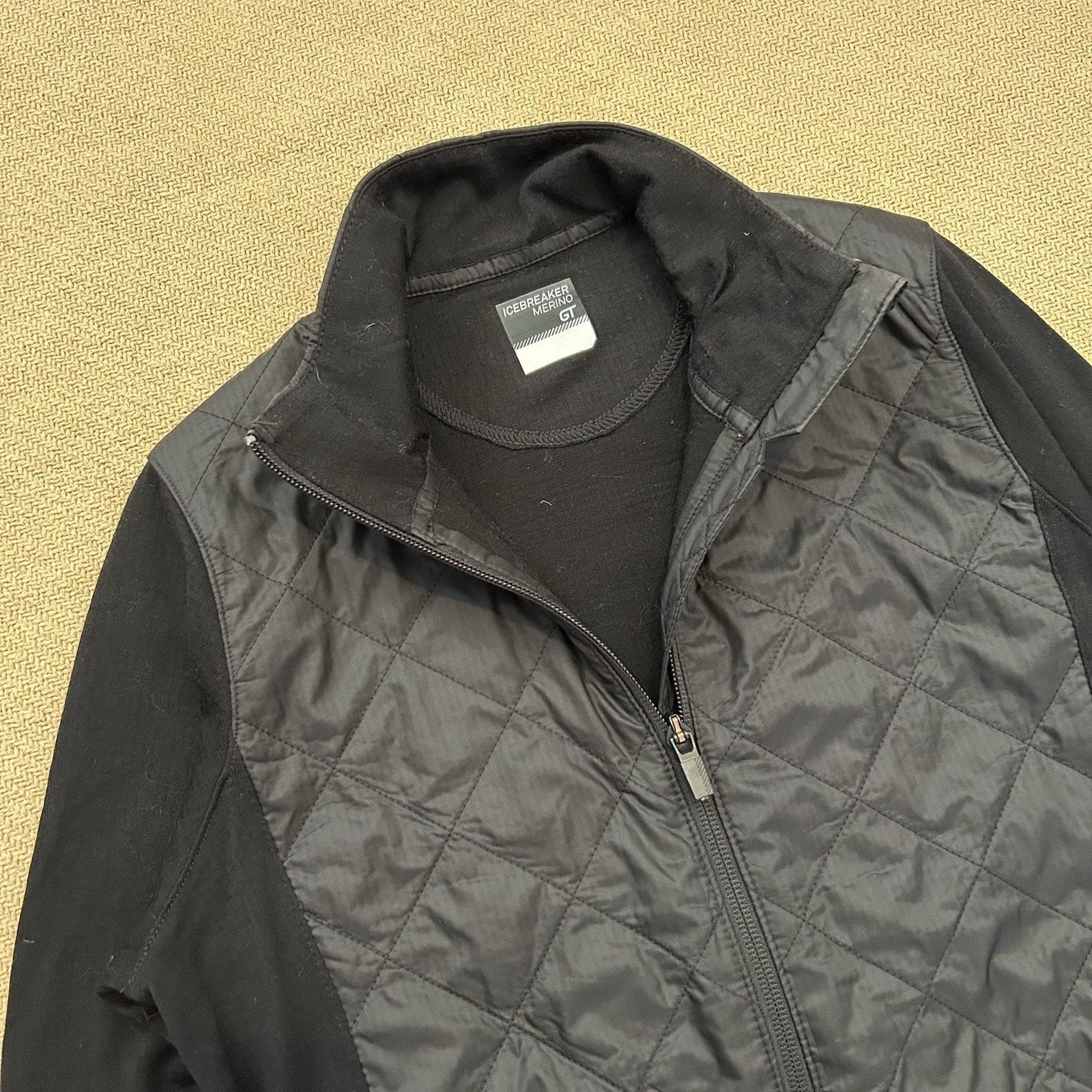 Icebreaker Merino Wool GT Hybrid Quilted Performance Full Zip Jacket Size S / US 4 / IT 40 - 2 Thumbnail